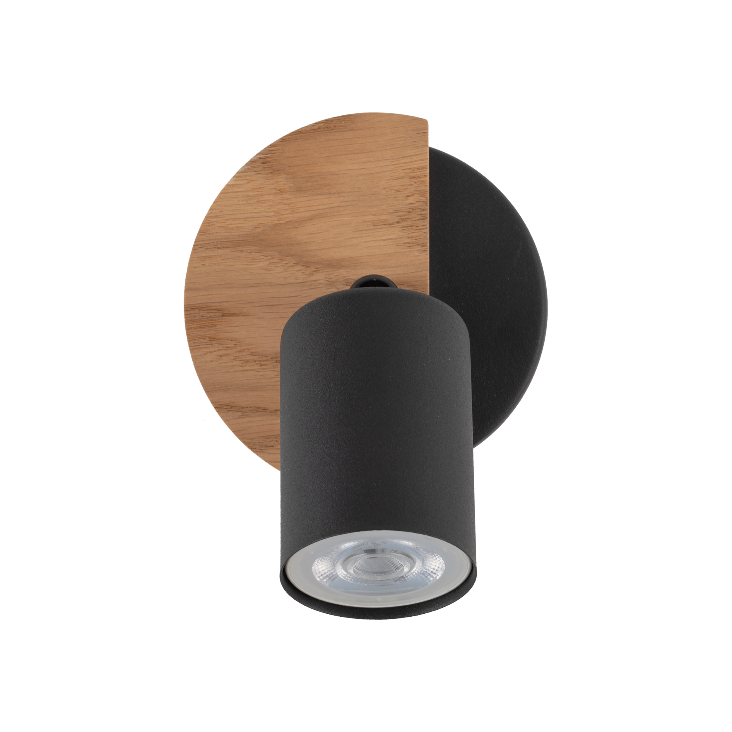 Lampa sufitowa tuba spot reflektor Tk Lighting Top 4673 1x10W GU10 czarny drewniany