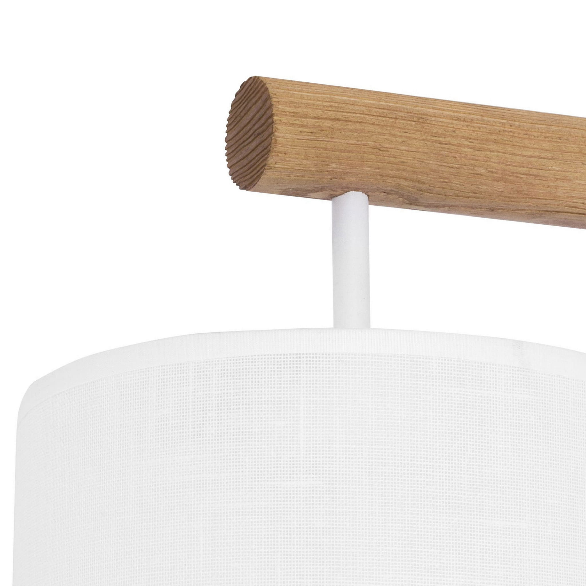 TK Lighting Deva White 4108 Kinkiet oprawa ścienna 1x15W E27 biały drewno