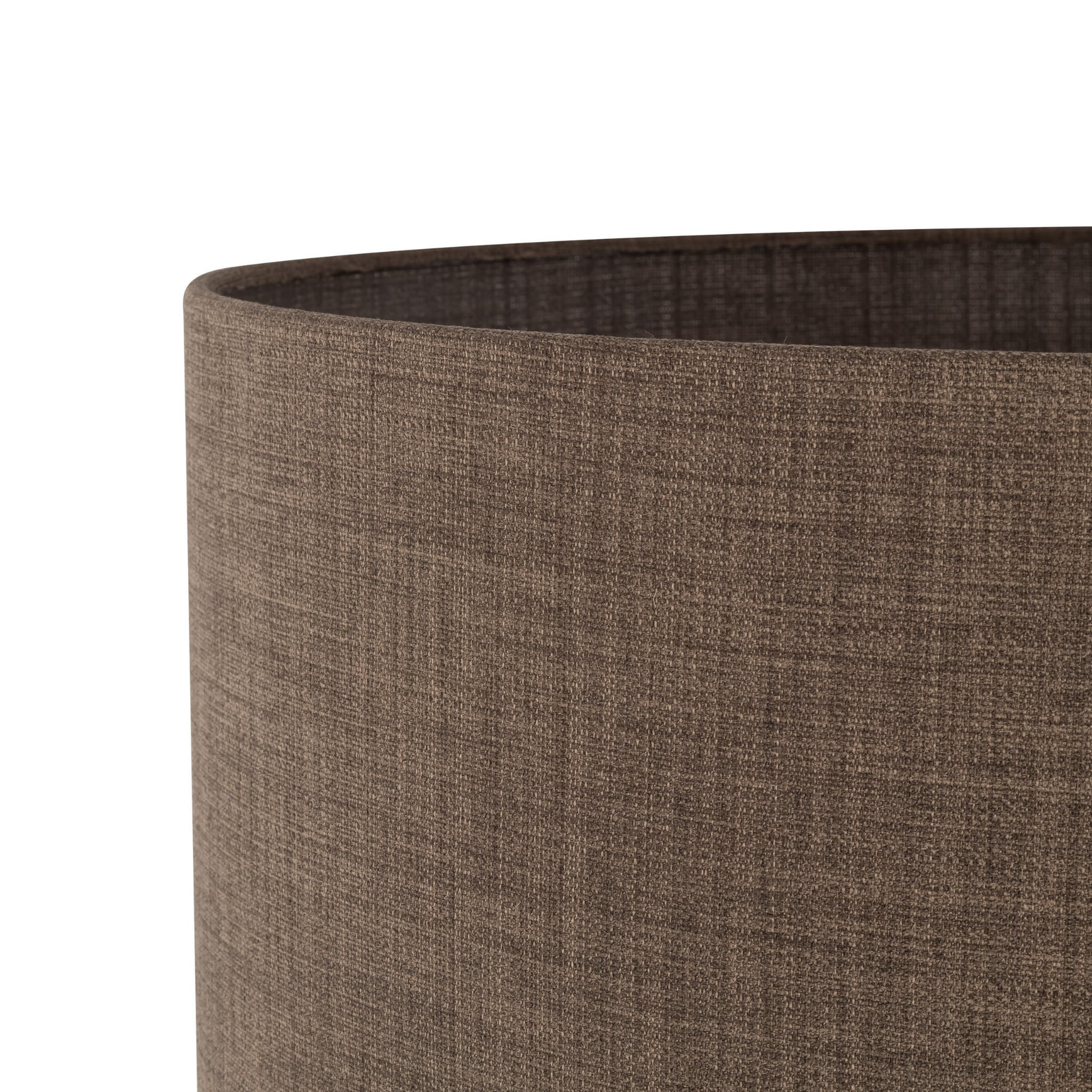 Lampa podłogowa nowoczesna boho loft skandynawska abażur materiałowy czarna brązowa TK Lighting Earth 16013 1x15W E27