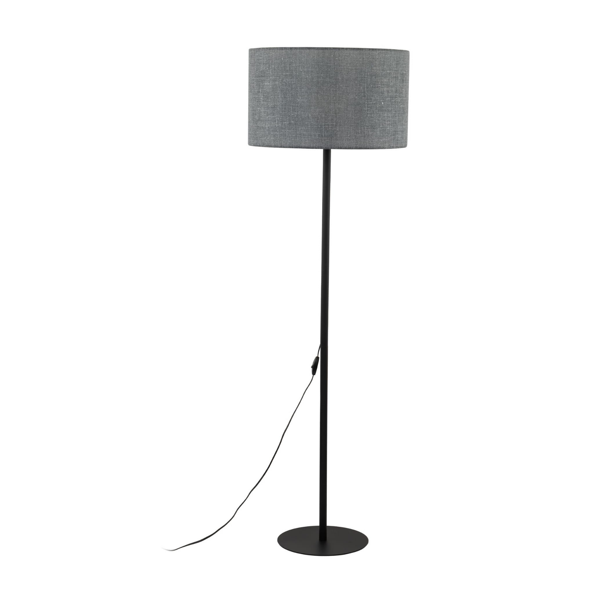 Tk Lighting Earth 5475 lampa stojąca podłogowa 1x15W E27 czarna drewniana