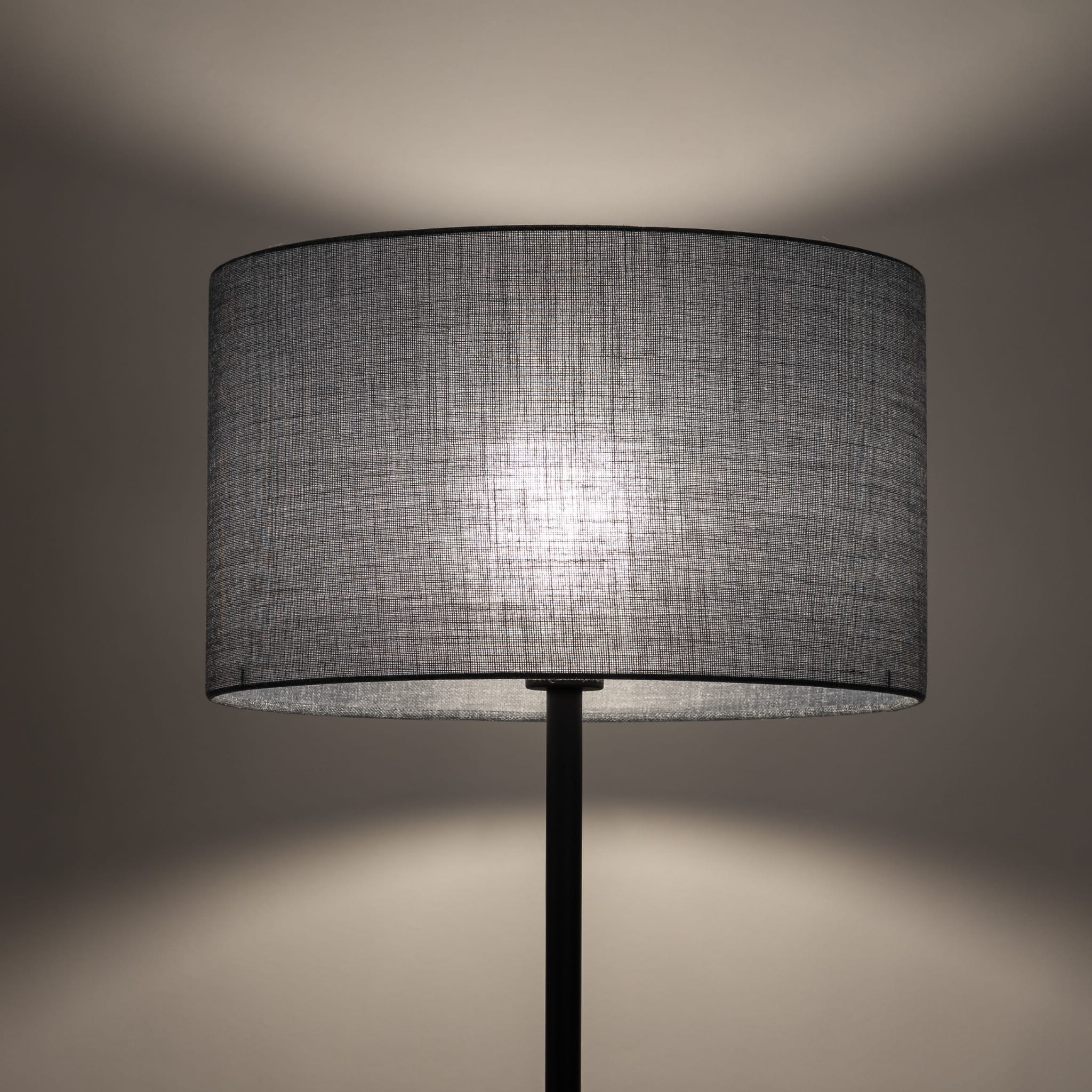 Tk Lighting Earth 5475 lampa stojąca podłogowa 1x15W E27 czarna drewniana