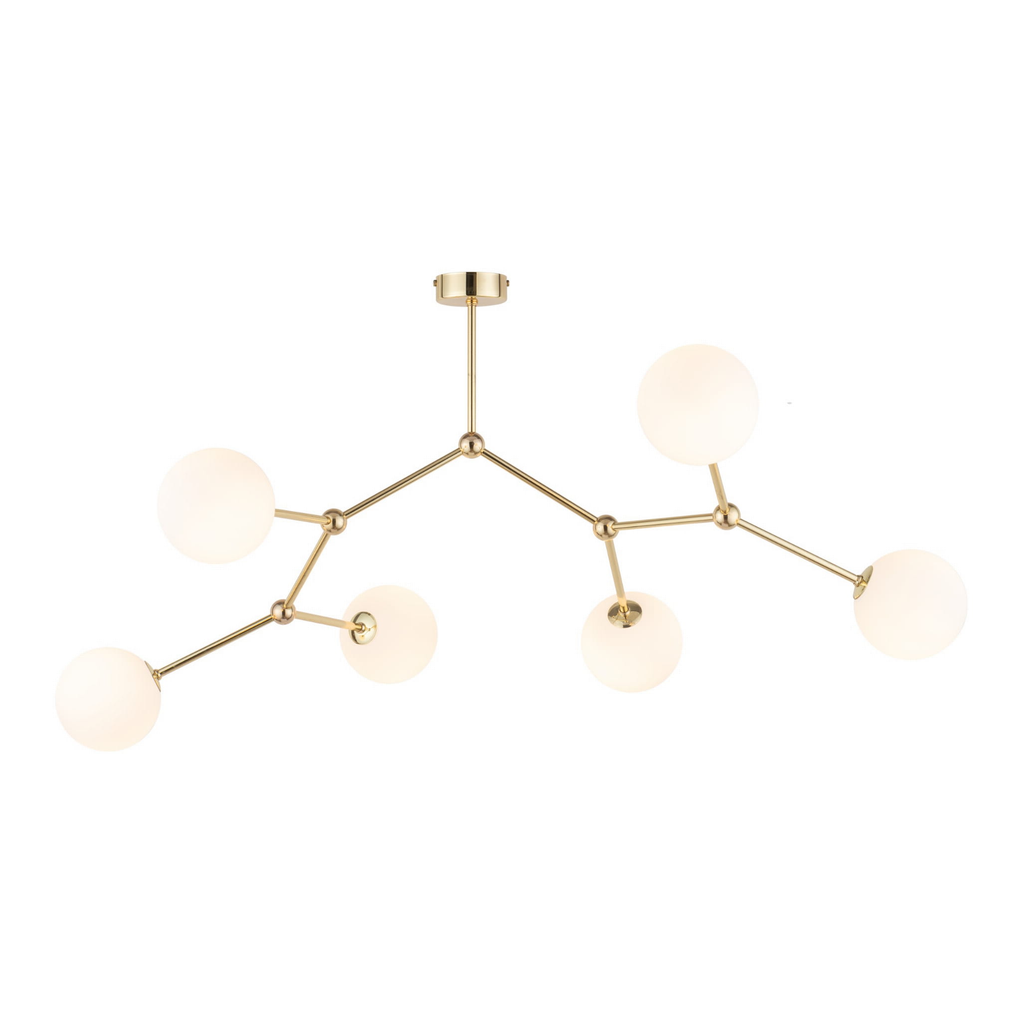 Tk Lighting Fairy 3532 plafon lampa sufitowa 6x6W G9 biały złoty