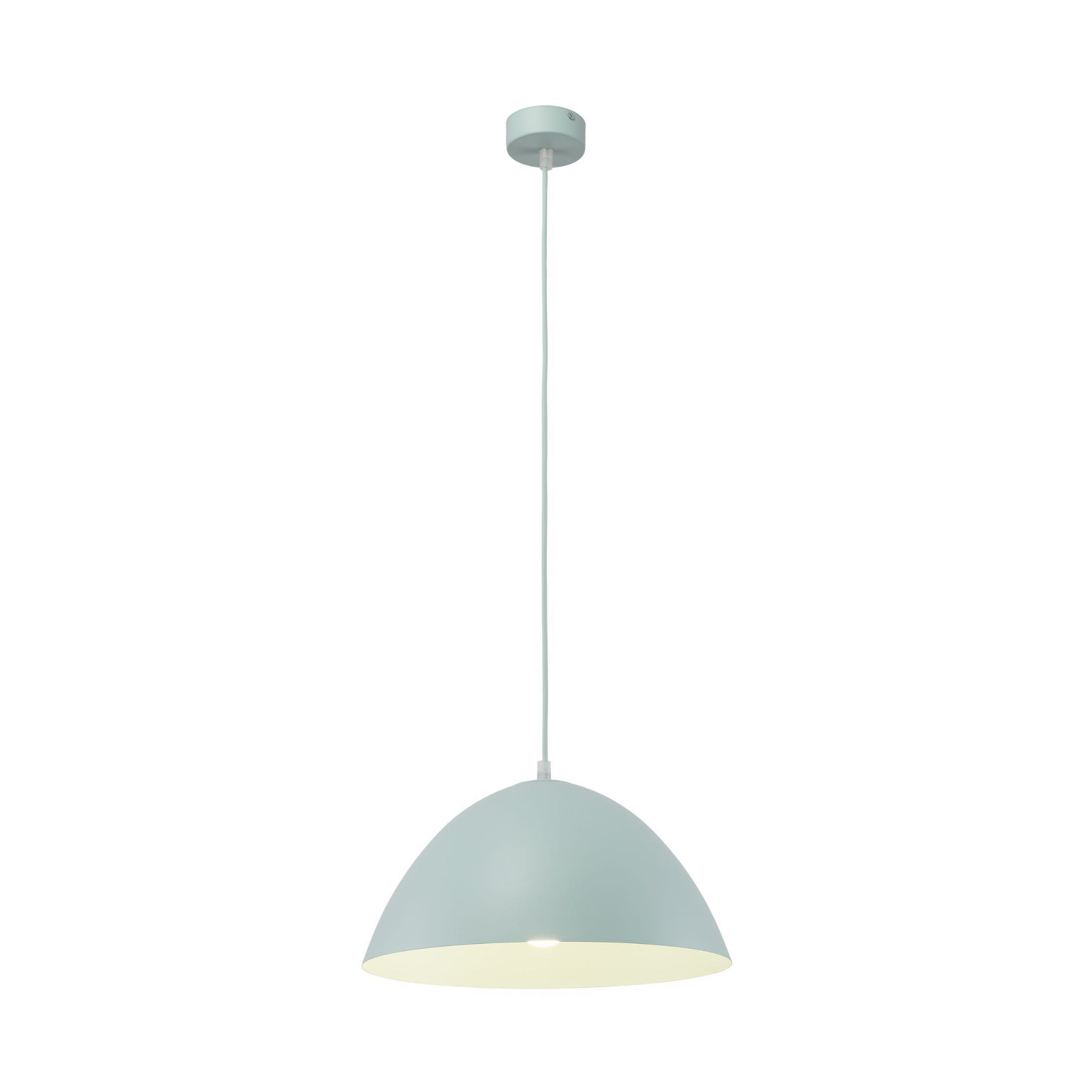 Lampa wisząca klasyczna retro klosz metalowy miska miętowa TK Lighting Faro 861 1x15W E27