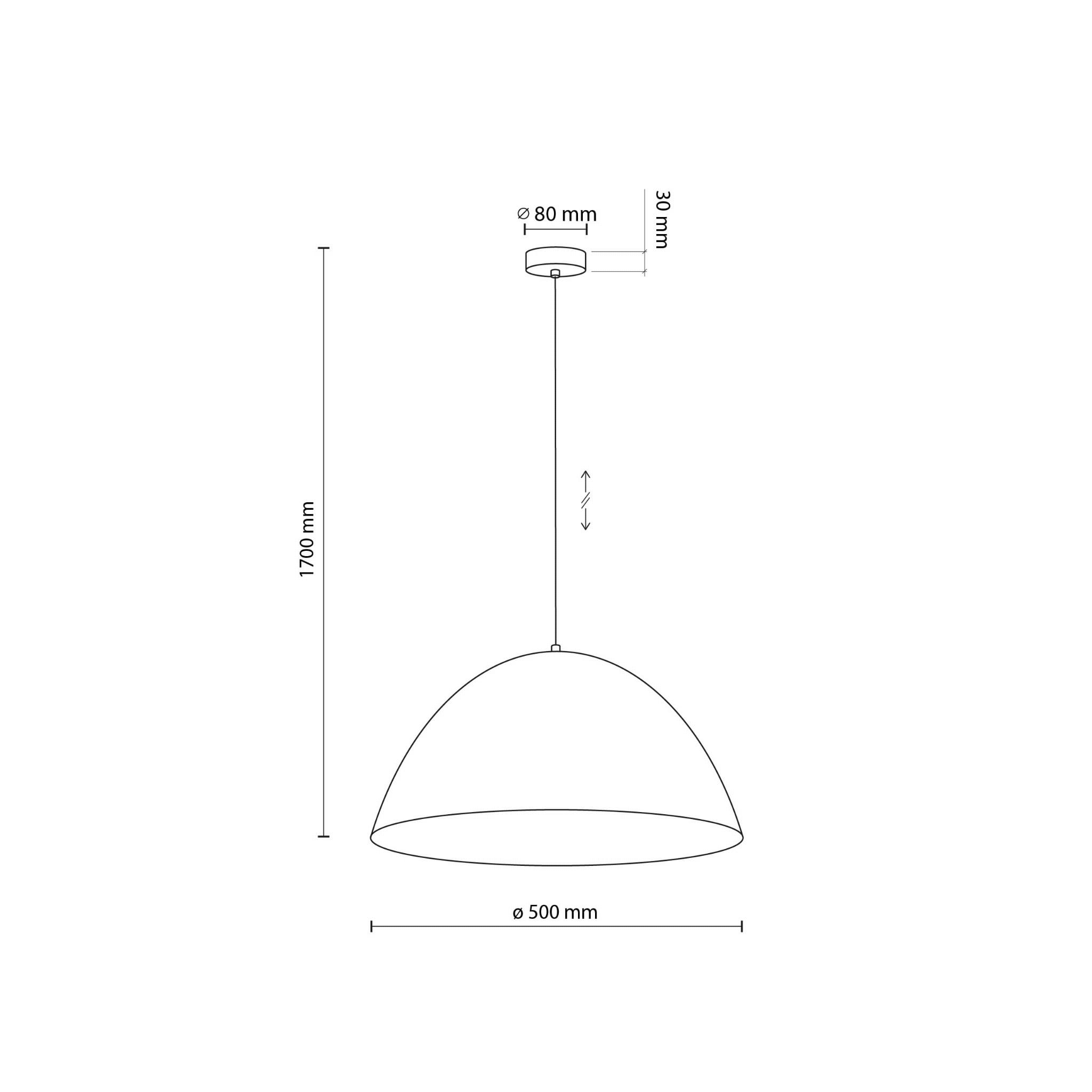Lampa wisząca klasyczna retro klosz metalowy miska miętowa TK Lighting Faro 974 1x15W E27