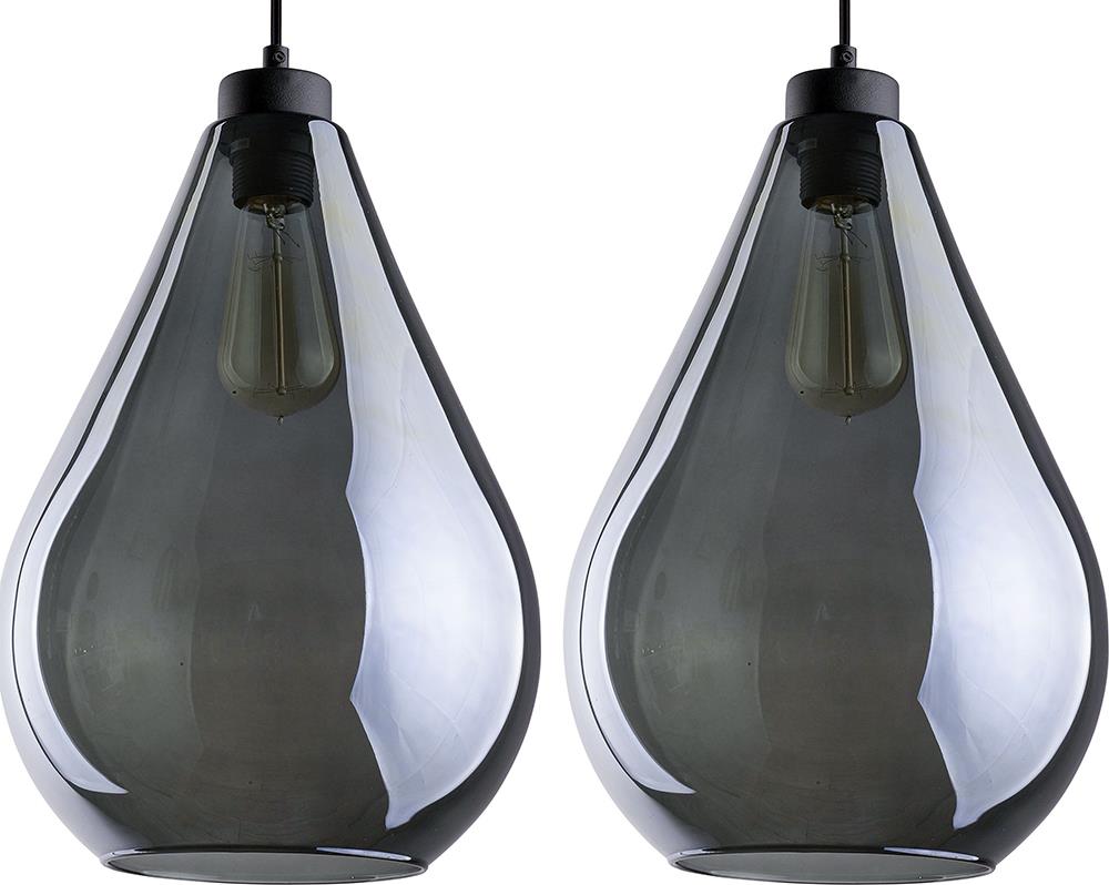 TK Lighting Fuente 2792 Lampa wisząca 3x60W E27 grafit czarny