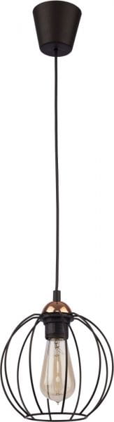 TK Lighting Galaxy 1644 lampa wisząca 1x15W E27 czarna miedziana