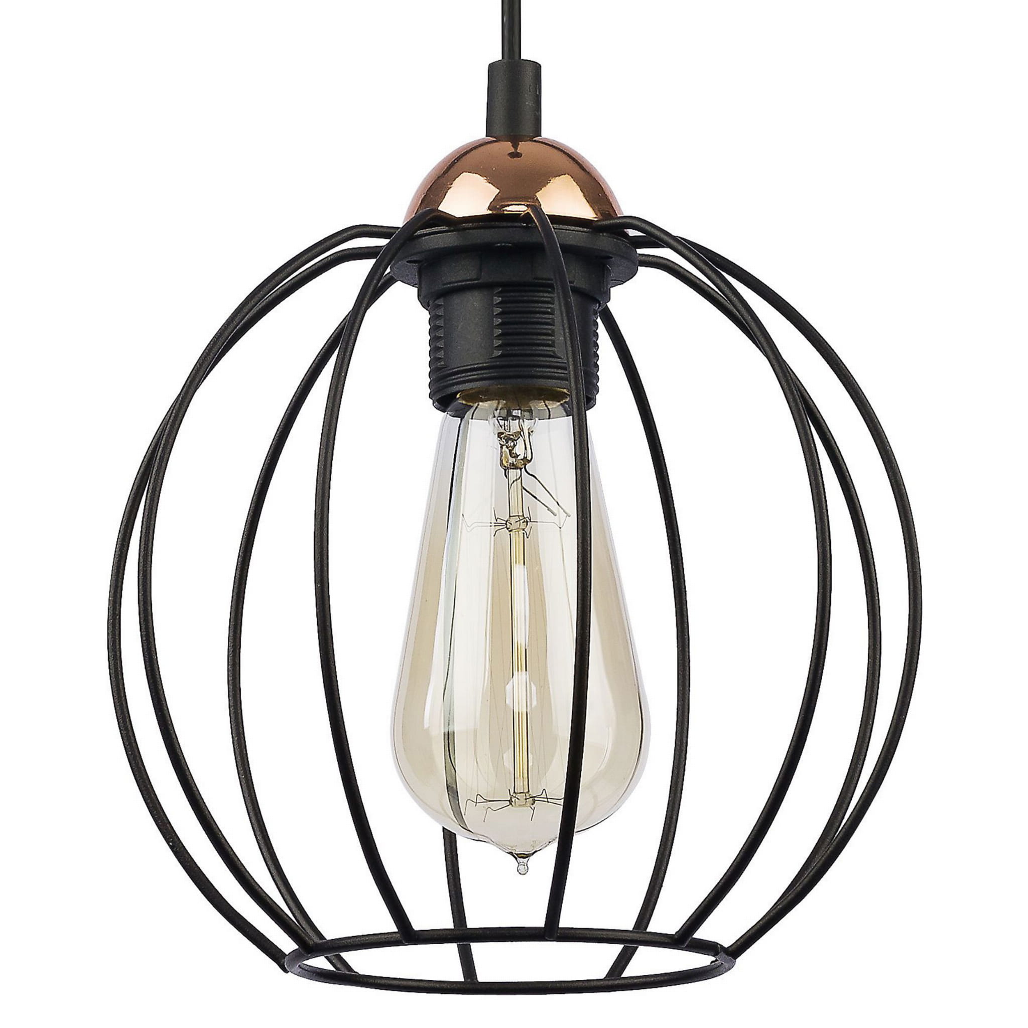 TK Lighting Galaxy 1644 lampa wisząca 1x15W E27 czarna miedziana