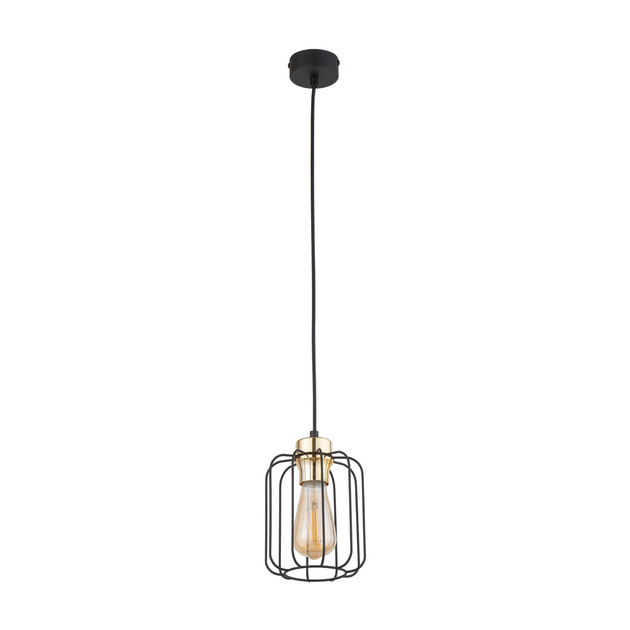 Tk Lighting Galaxy 4714 lampa wisząca 1x15W E27 czarna złota
