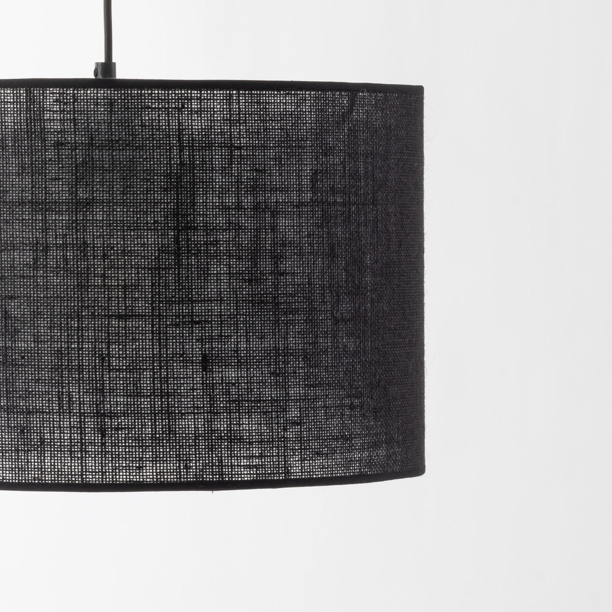 Kinkiet nowoczesny elegancki industrialny loft patyk klosz materiałowy czarny TK Lighting Glorii 6639 1x15W E27
