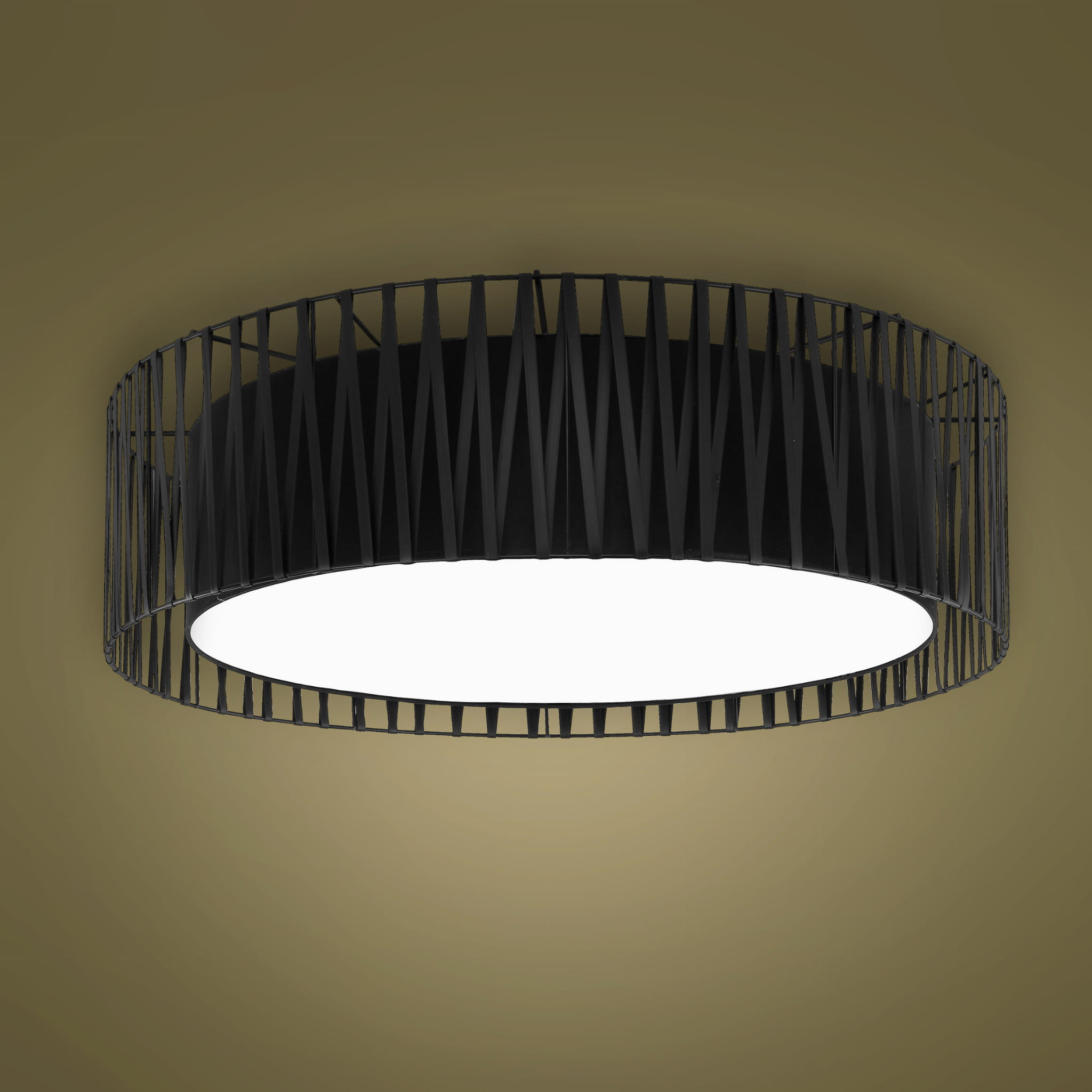 Plafon lampa sufitowa TK Lighting Harmony 4x60W E27 czarny 1658