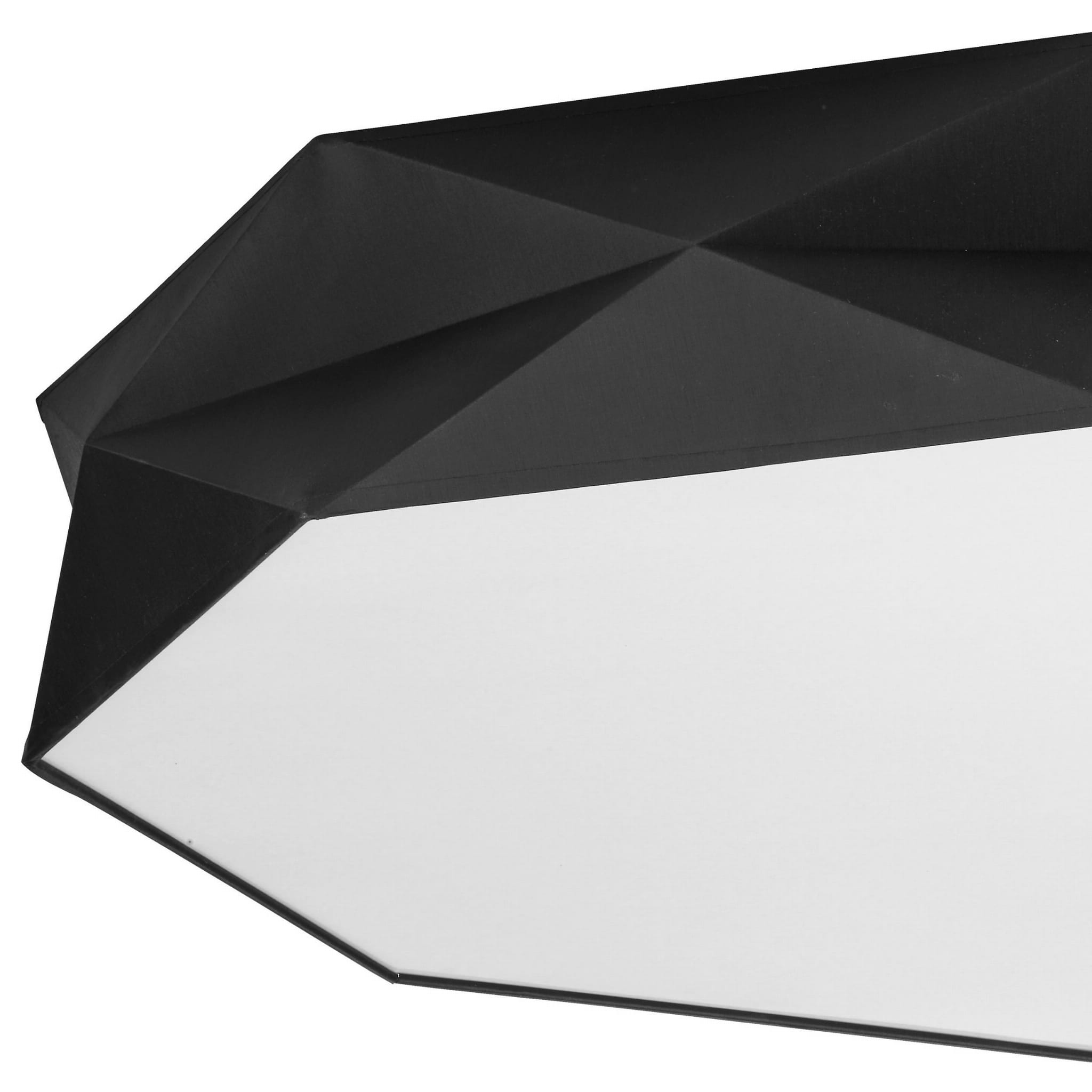 TK Lighting Kantoor New 4227 Plafon lampa sufitowa 6x60W E27 czarny biały