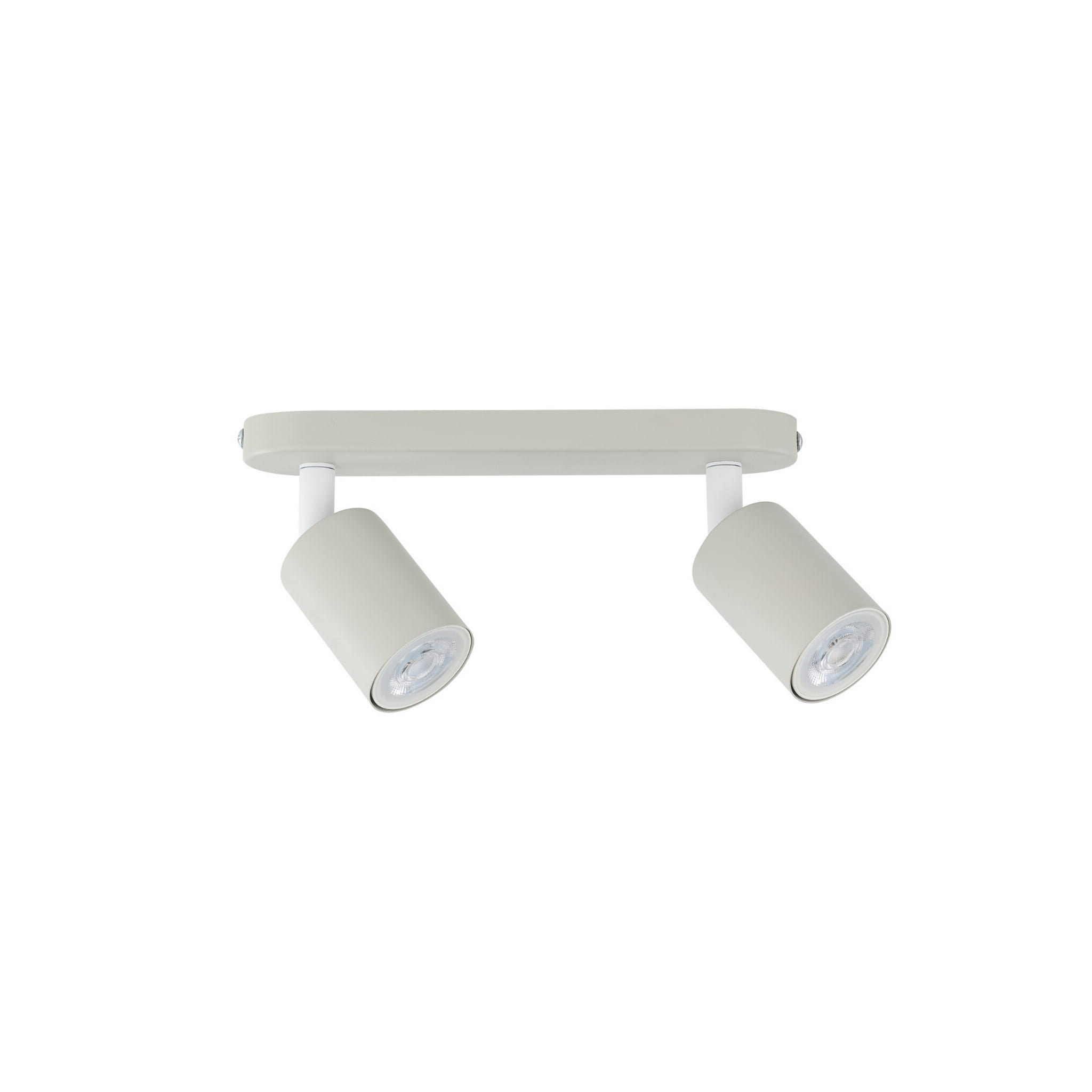 Plafon nowoczesny skandynawski loft metalowy reflektory beżowy TK Lighting Livia 10239 2x10W GU10