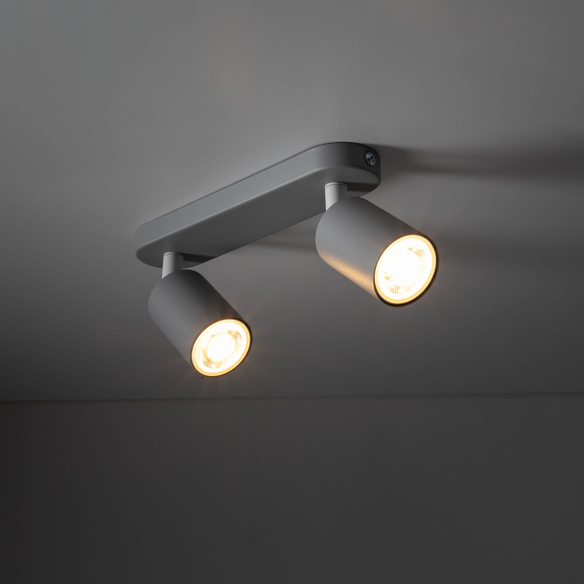 Plafon nowoczesny skandynawski loft metalowy reflektory szary TK Lighting Livia 10241 2x10W GU10