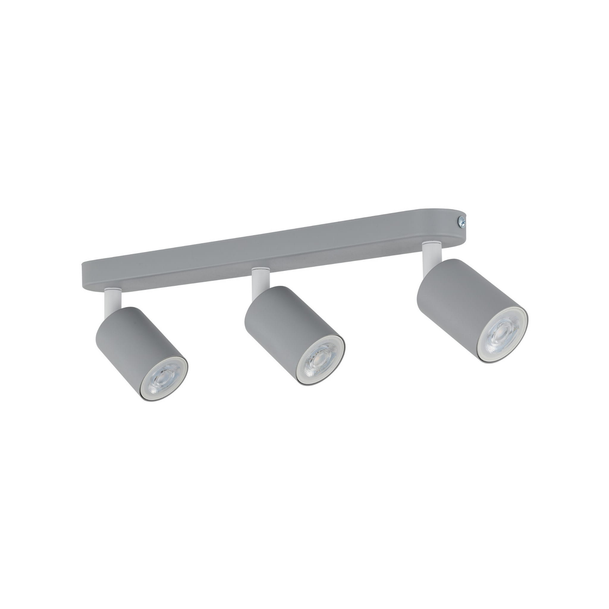 Plafon nowoczesny skandynawski loft metalowy reflektory szary TK Lighting Livia 10242 3x10W GU10