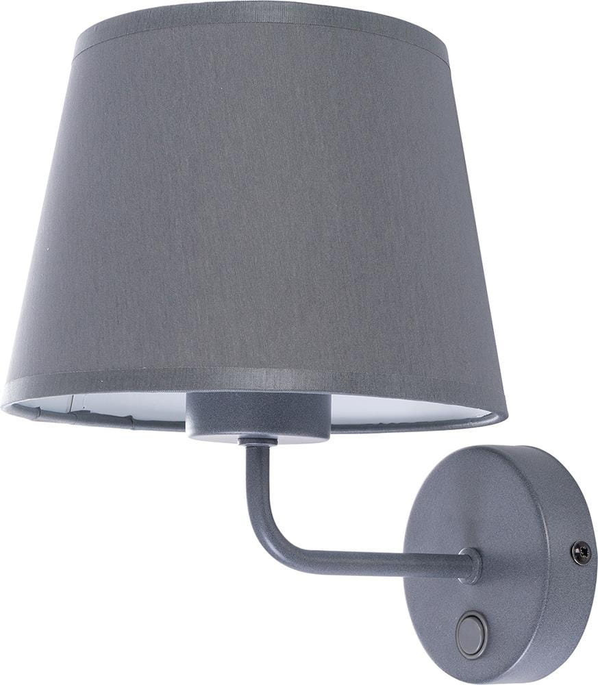 Lampa oprawa ścienna kinkiet TK Lighting Maja 1x15W E27 szara 1880