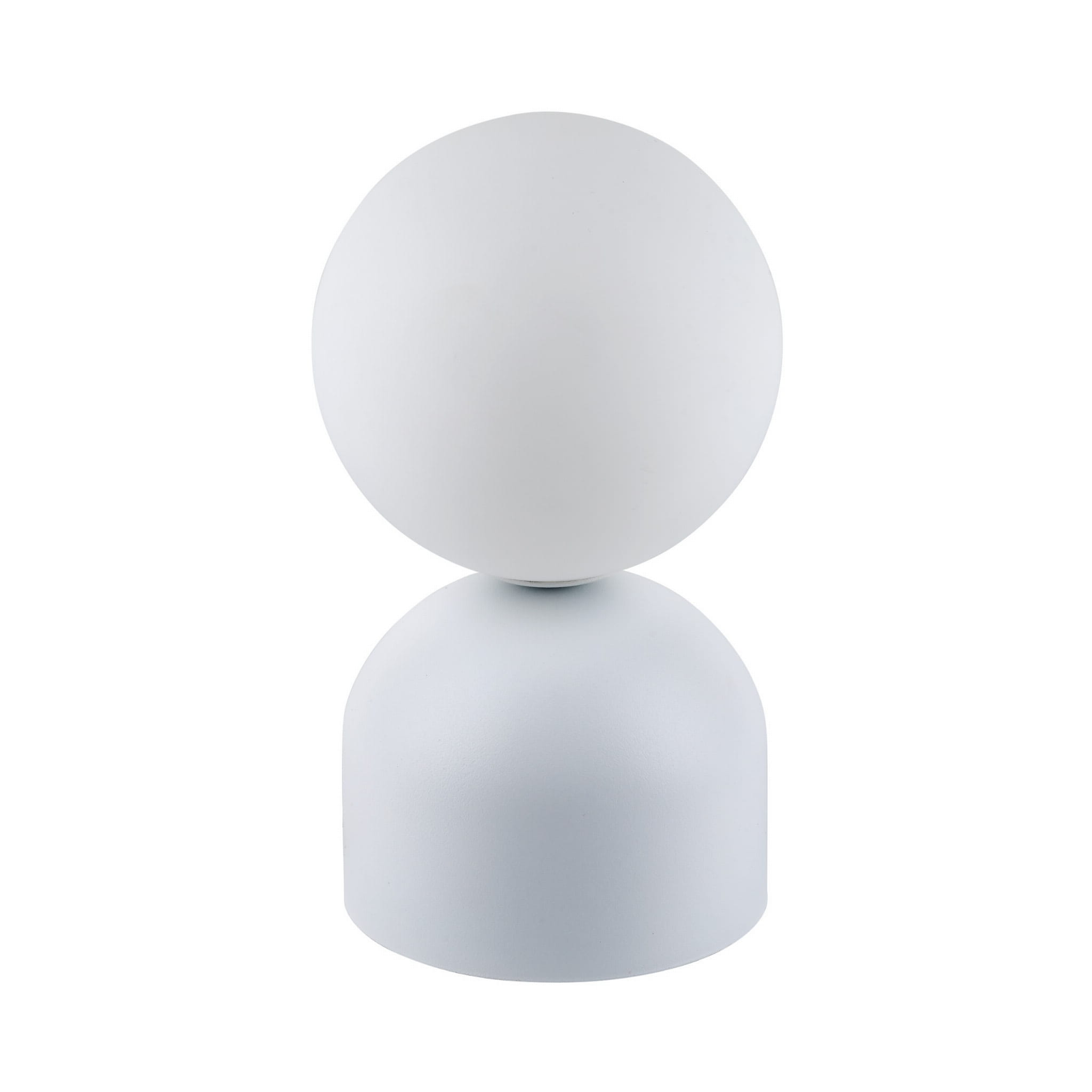 Lampka nowoczesna skandynawska loft klosz szklany kula biała TK Lighting Miki 16037 1x8W G9