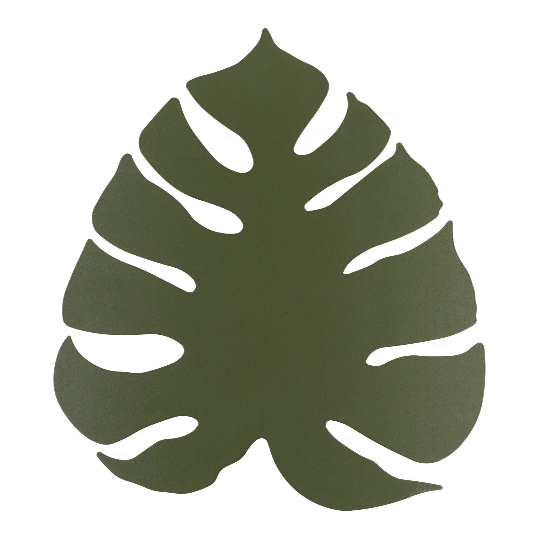 Kinkiet ścienny do salonu sypialni metalowy liść Tk Lighting Monstera 4668 3x6W G9 zielony