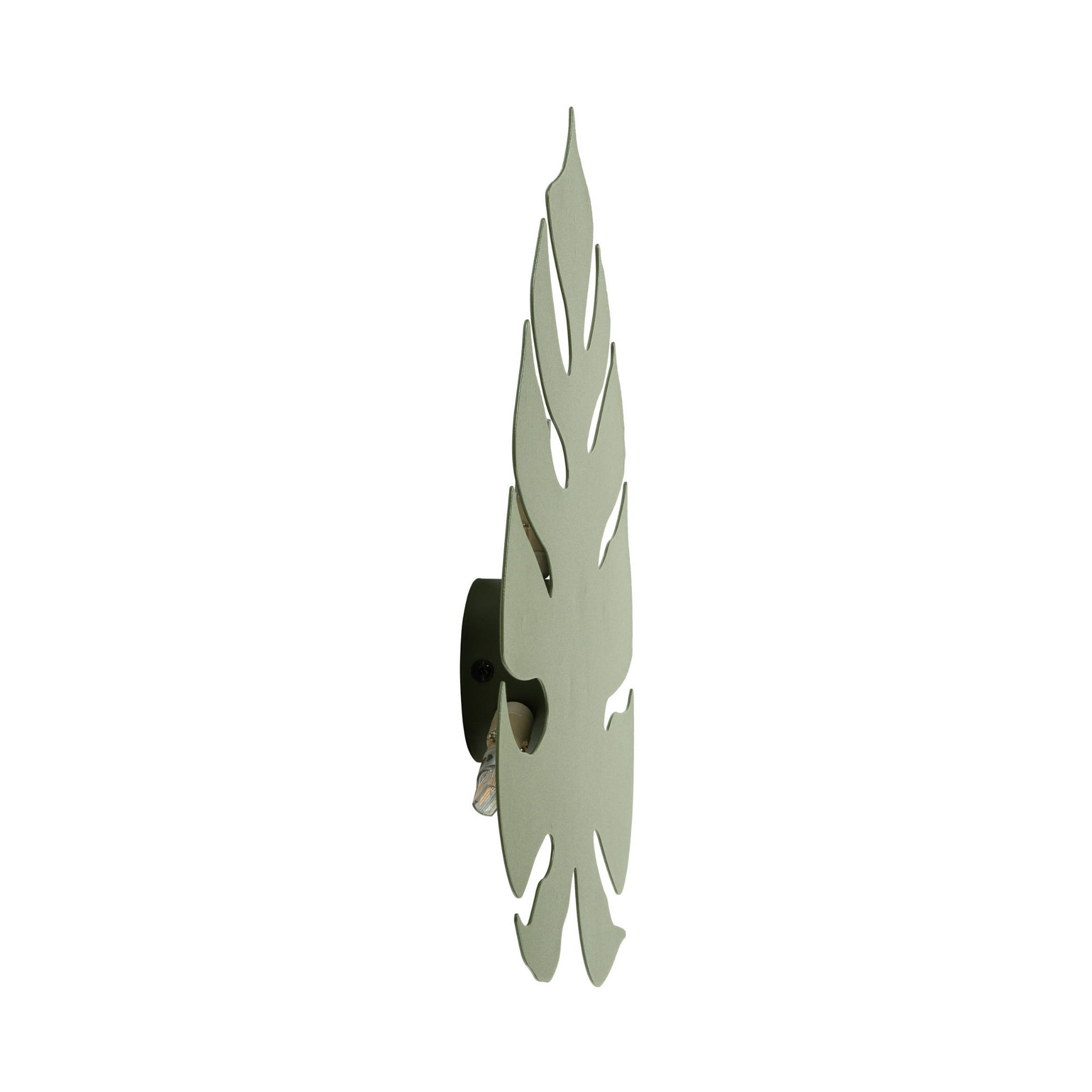 Kinkiet ścienny do salonu sypialni metalowy liść zielony TK Lighting Monstera 6435 4x6W G9