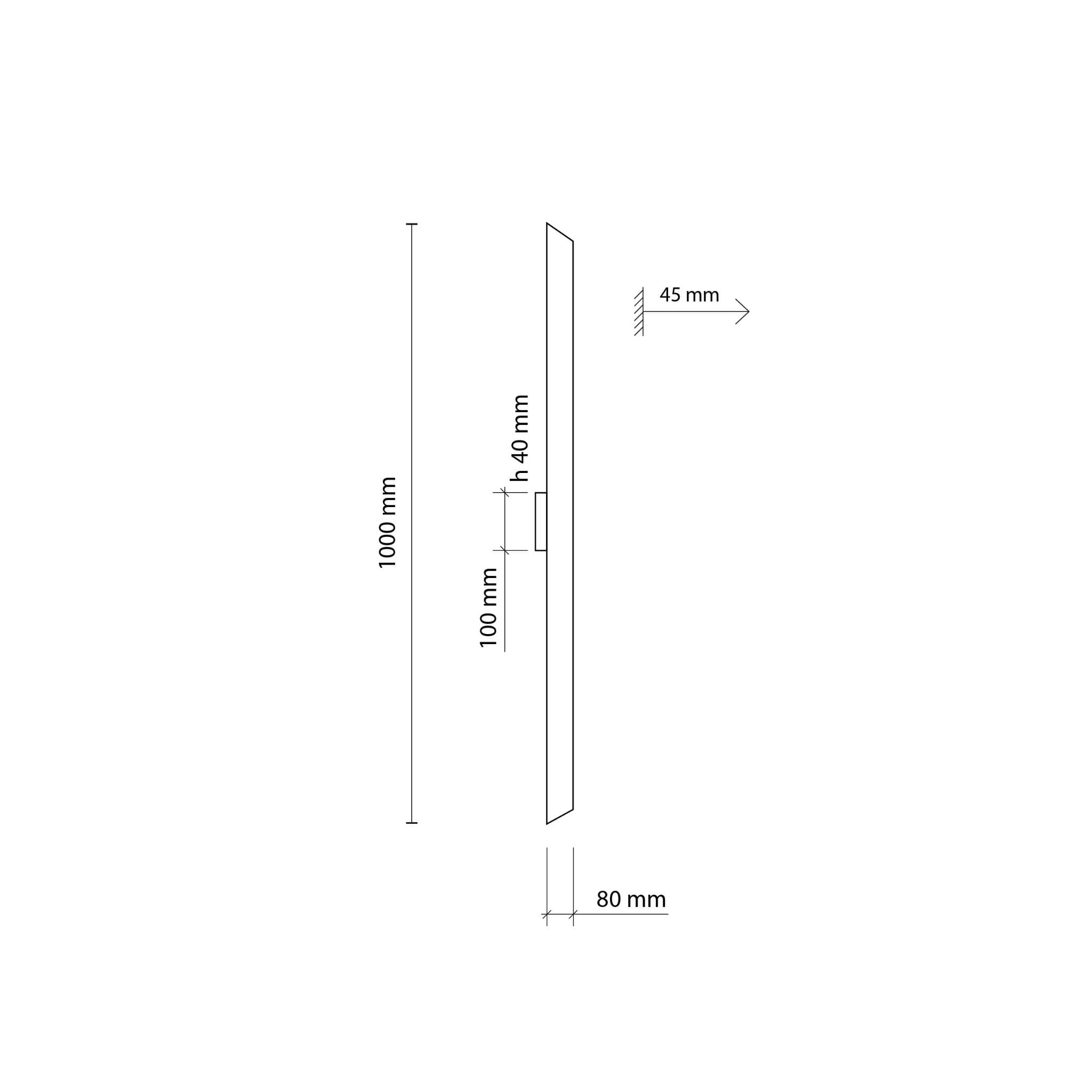 Kinkiet nowoczesny industrialny loft skandynawski podłużny metalowy biały TK Lighting Navi 4511 1x24W LED 3000K 1570 lm