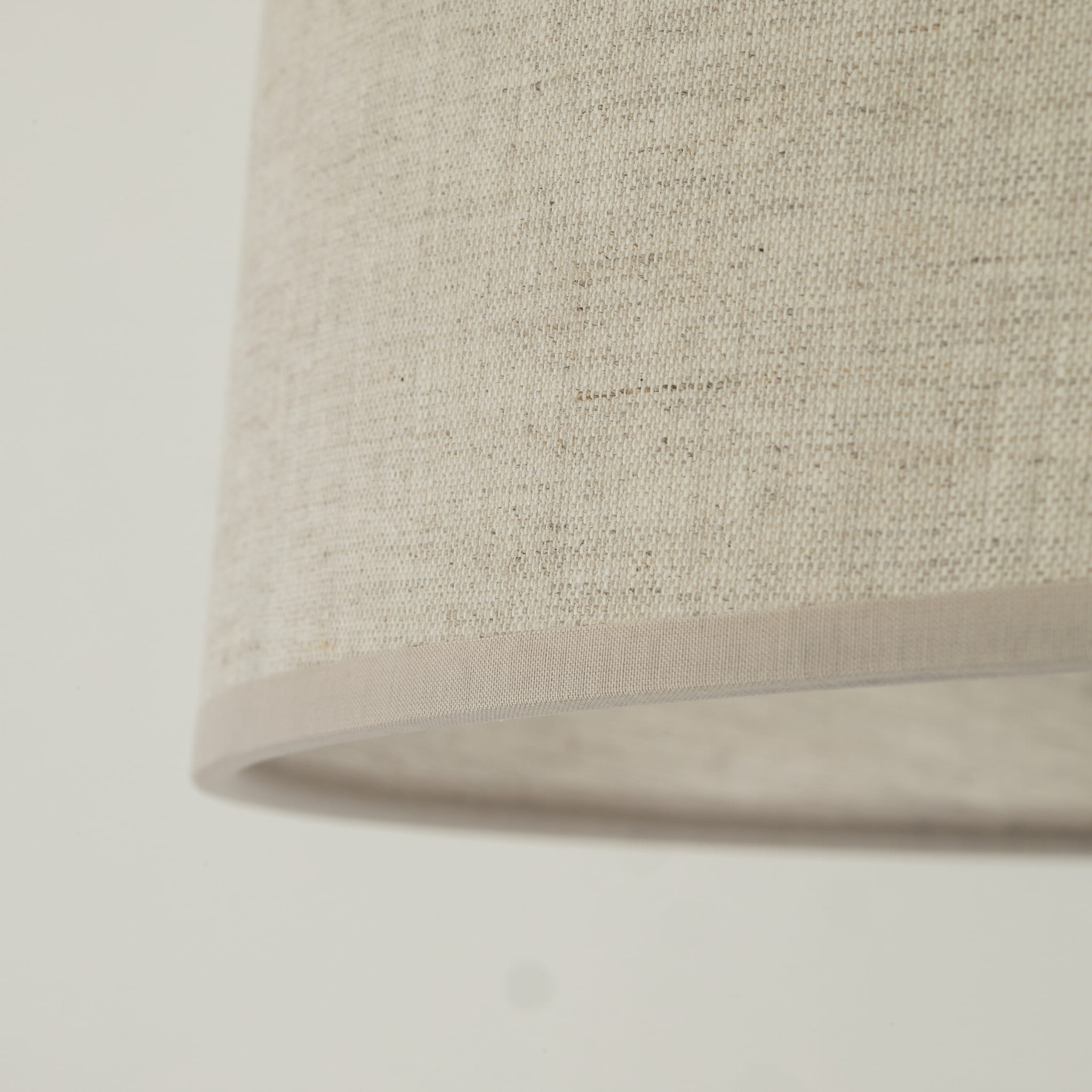 Lampa podłogowa nowoczesna boho skandynawska abażur materiałowy brązowa lniana TK Lighting Nicola 16028 1x15W E27