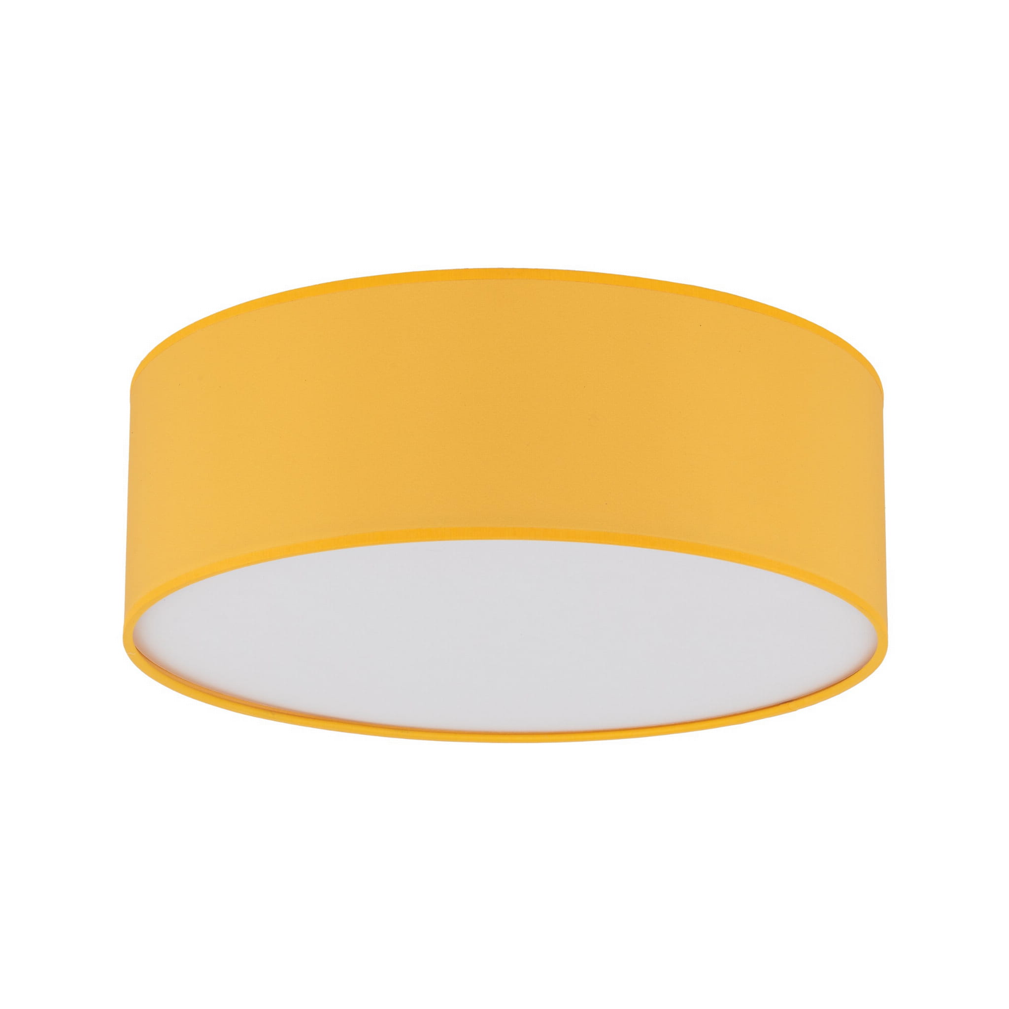 Plafon nowoczesny boho skandynawski abażur materiałowy koło żółty TK Lighting Nicola 10154 4x15W E27