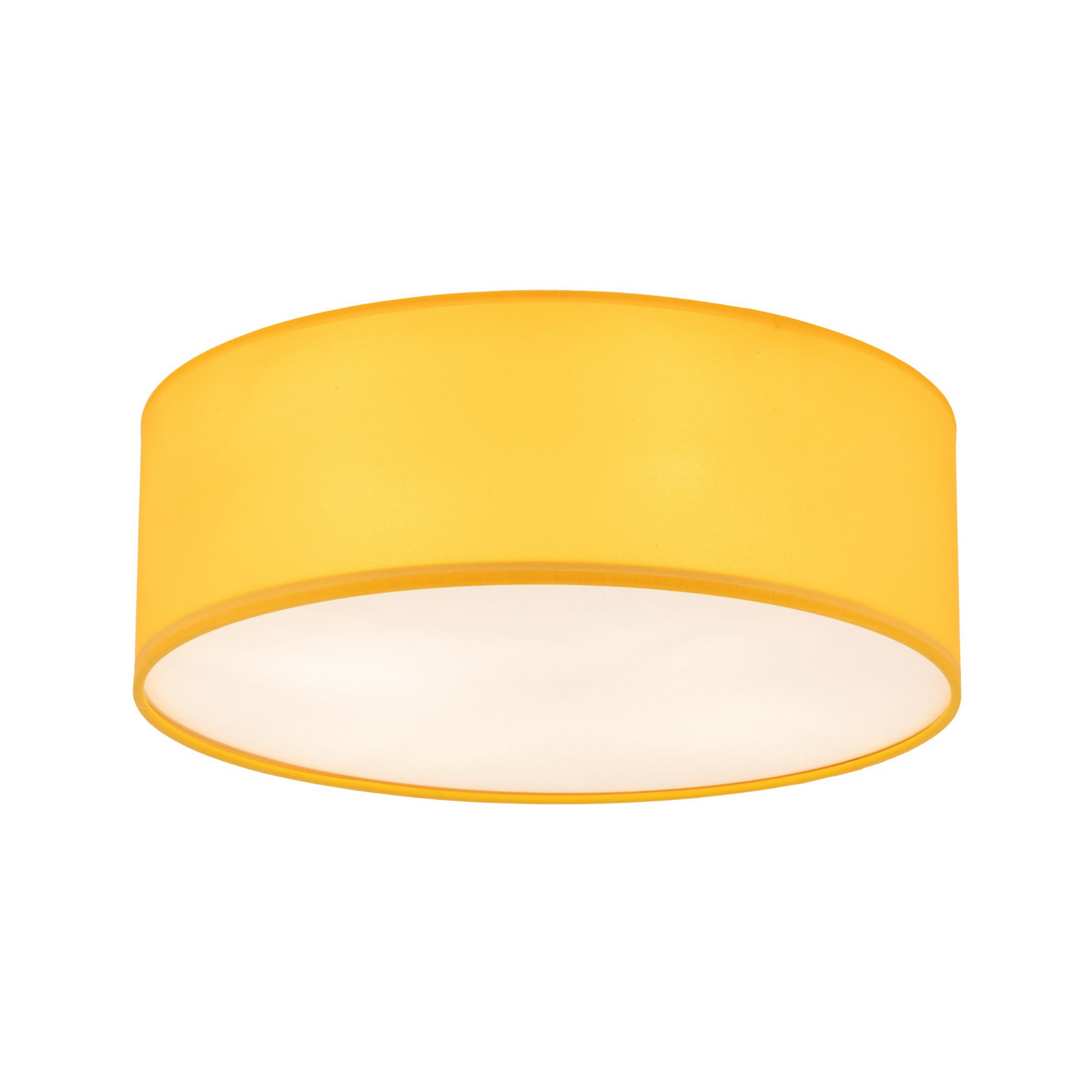 Plafon nowoczesny boho skandynawski abażur materiałowy koło żółty TK Lighting Nicola 10154 4x15W E27