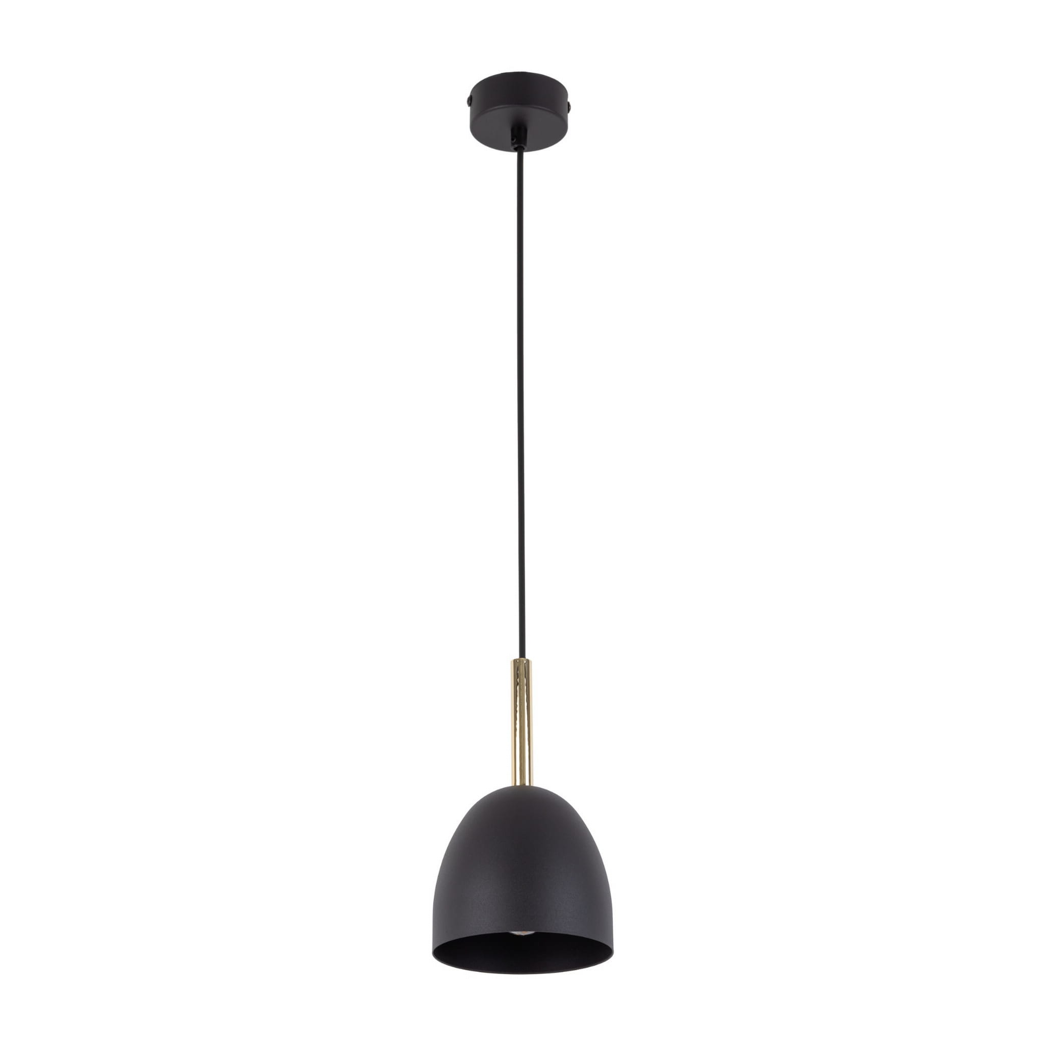 Tk Lighting Nord 4870 lampa wisząca 1x15W E27 czarna drewniana