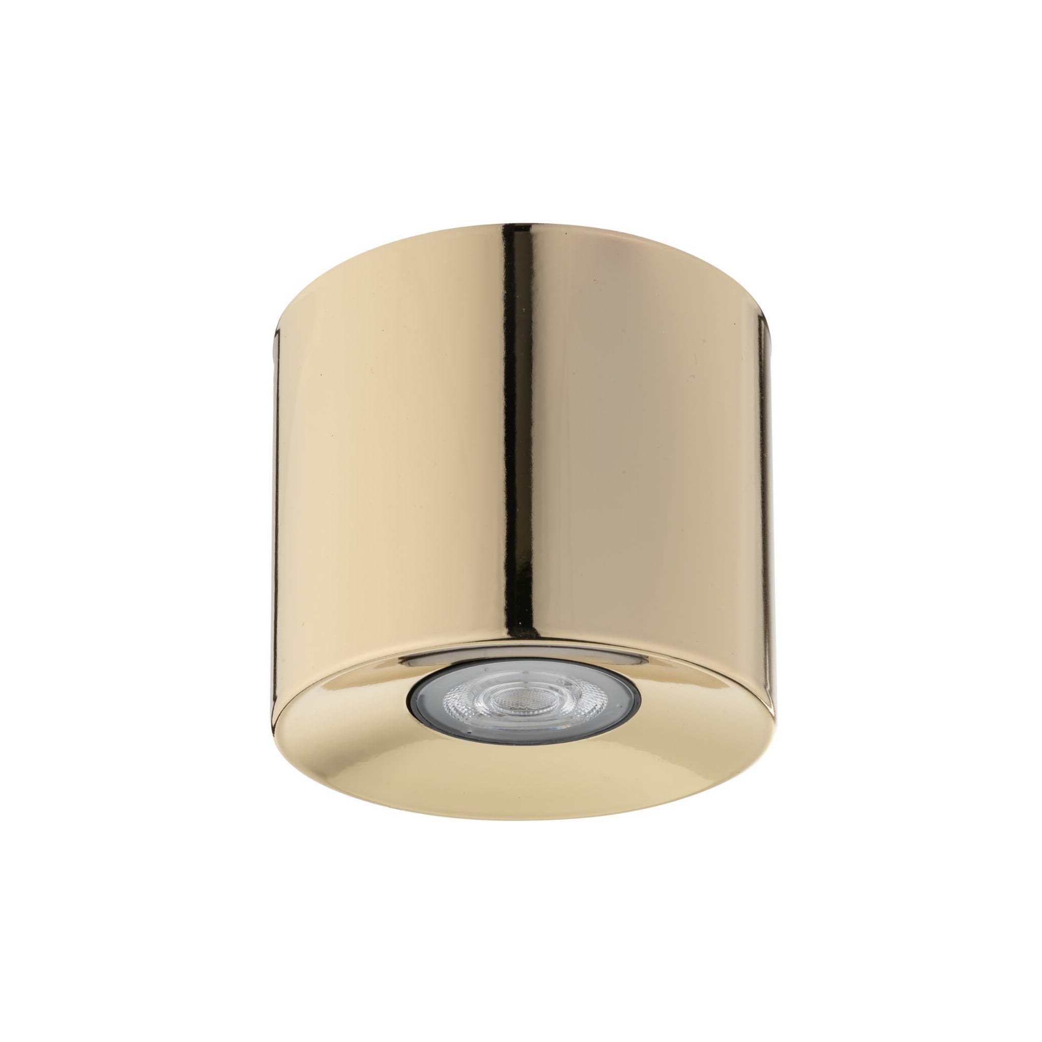 Lampa sufitowa tuba spot okrągła złota TK Lighting Orion 10128 1x10W GU10