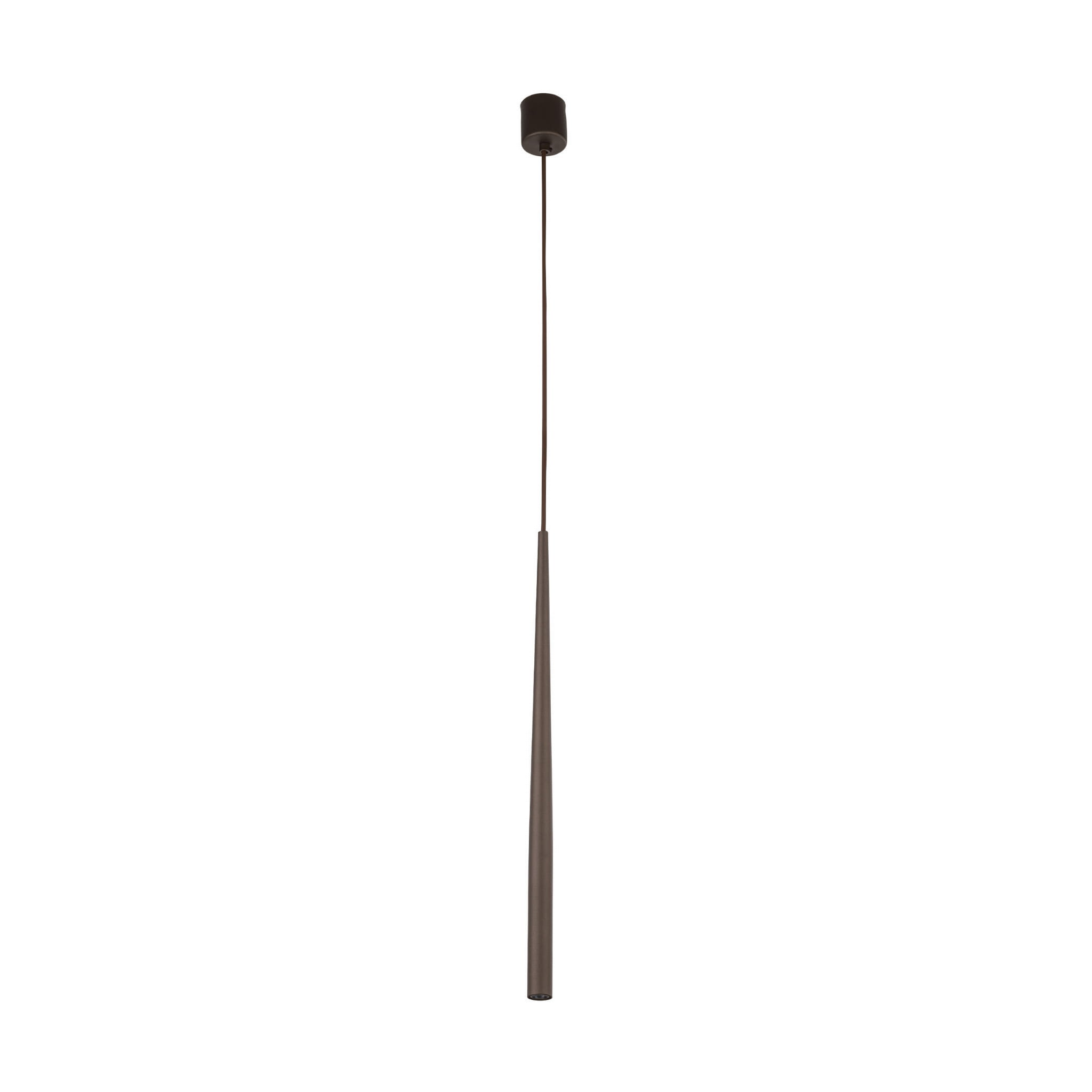 Lampa wisząca nowoczesna elegancka glamour sopel patyk rurka brązowa TK Lighting Piano 10108 1x8W G9
