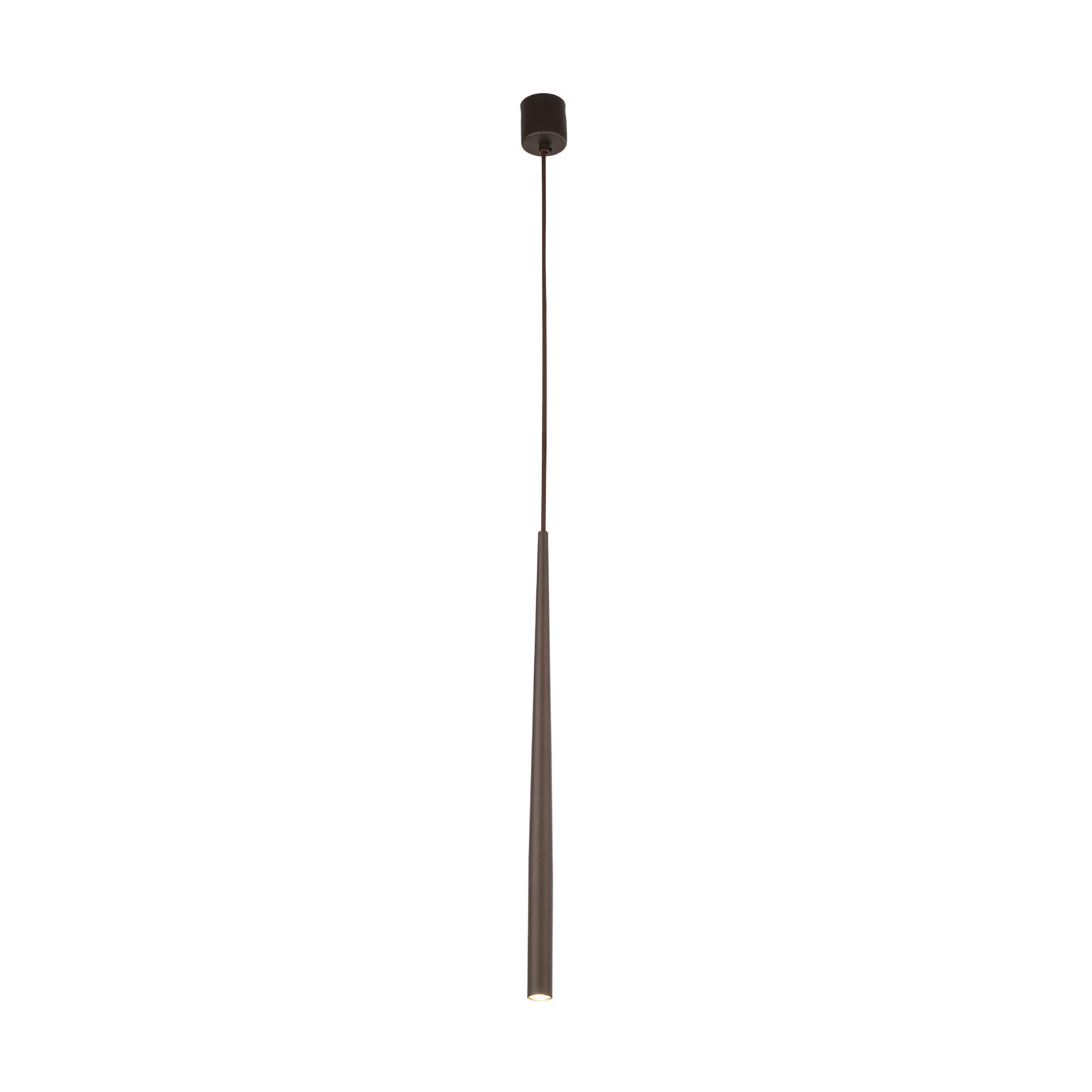 Lampa wisząca nowoczesna elegancka glamour sopel patyk rurka brązowa TK Lighting Piano 10108 1x8W G9