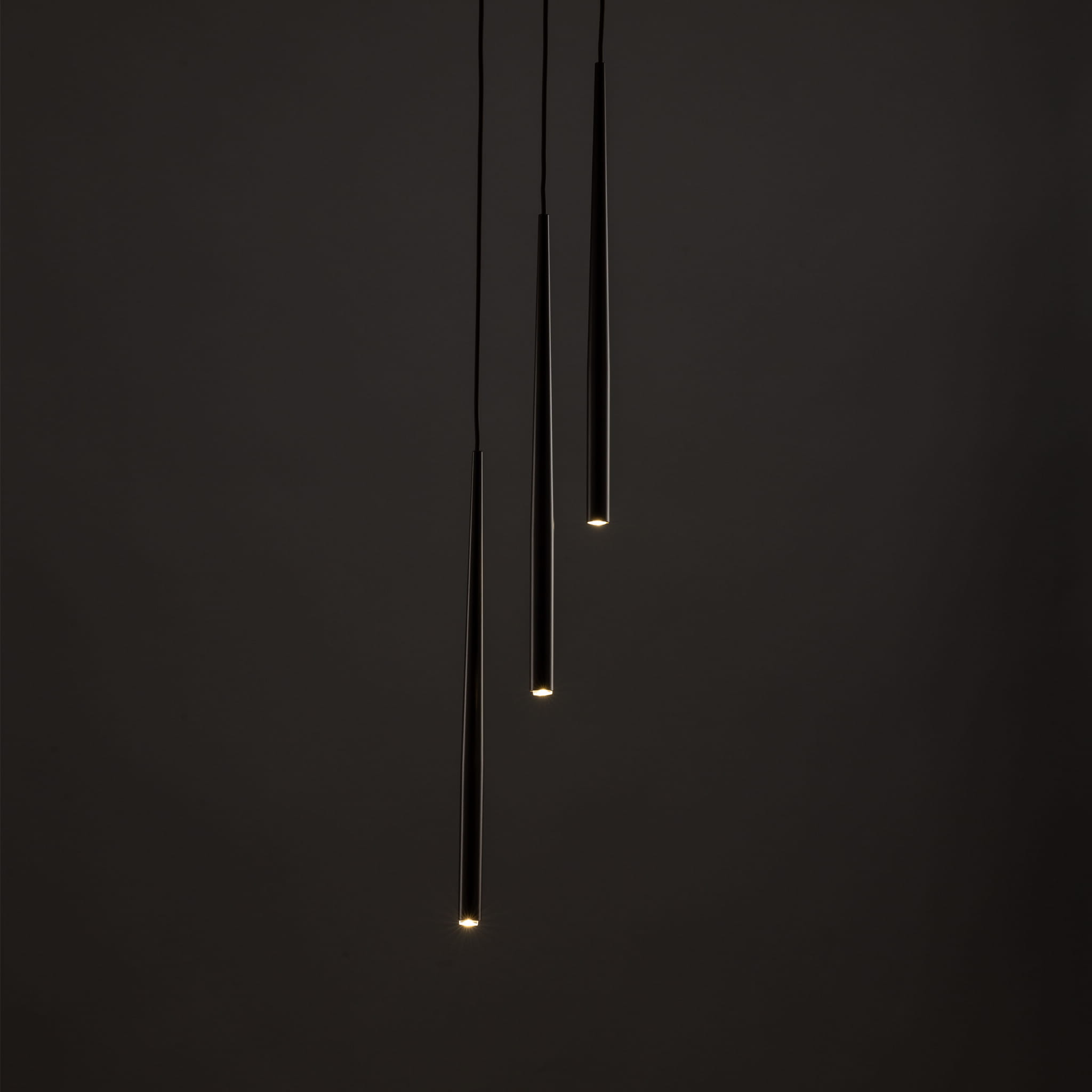 Lampa wisząca nowoczesna elegancka glamour sople patyk rurka brązowa TK Lighting Piano 10109 3x8W G9