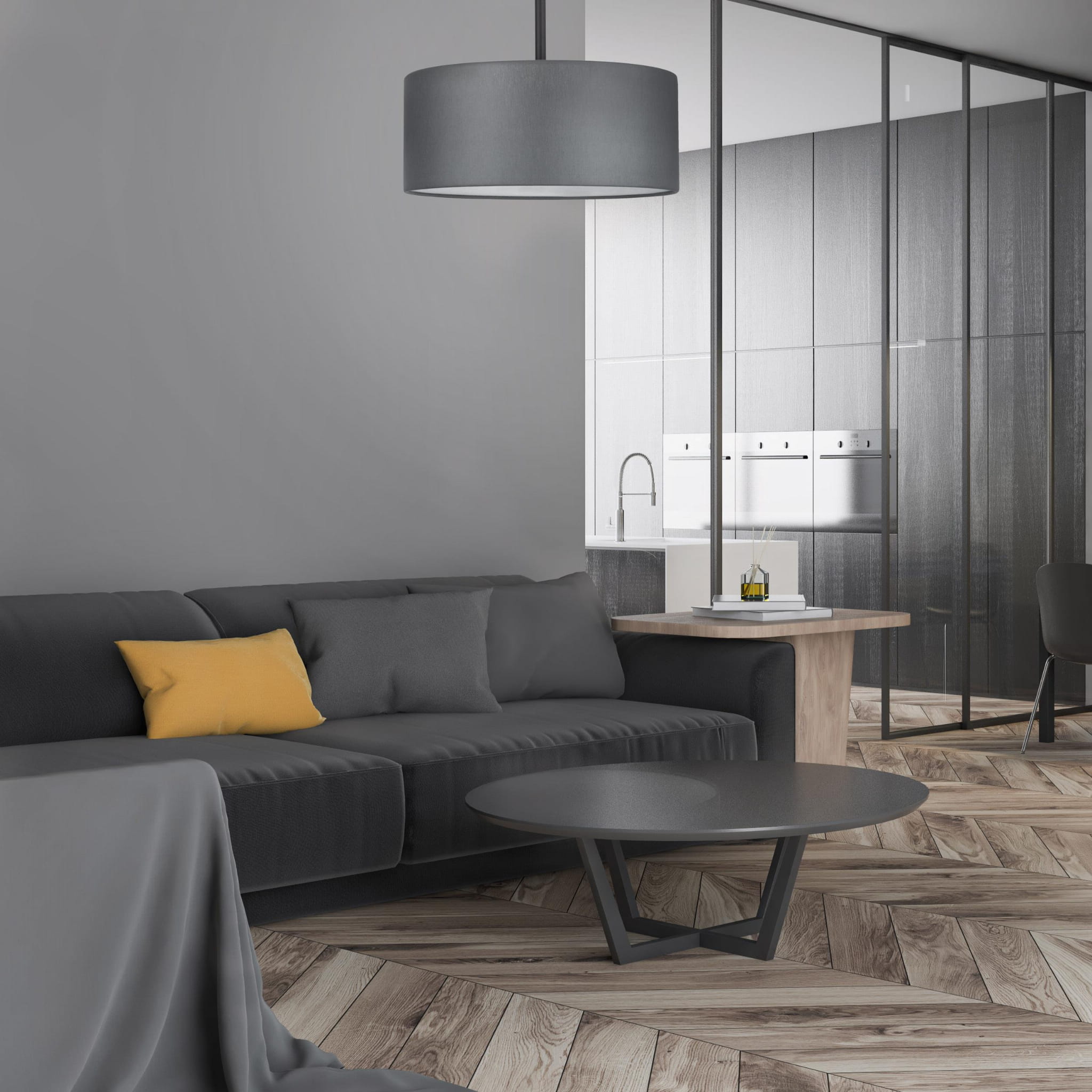 TK Lighting Vienna 4240 Plafon lampa sufitowa 4x15W E27 grafit chrom