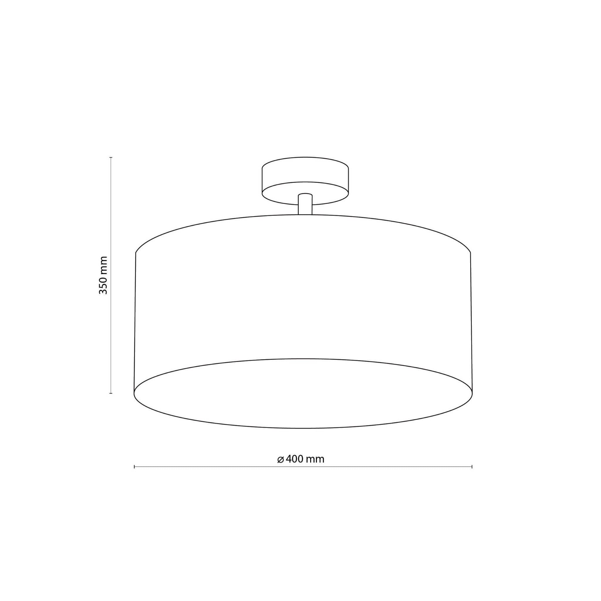 Tk Lighting Rondo 6247 lampa wisząca 4x15W E27 czarna szara