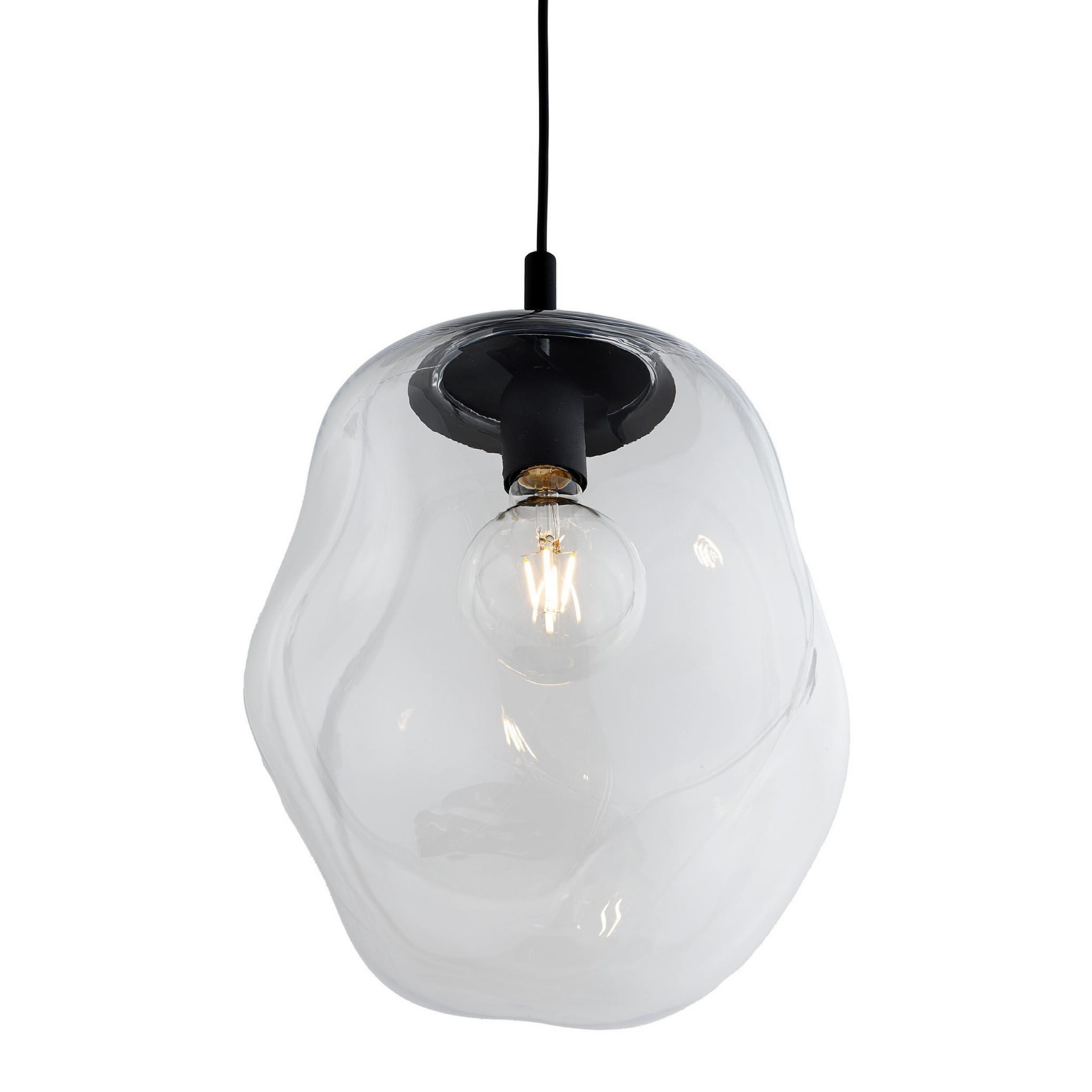 TK Lighting Sol 4262 Lampa wisząca 1x60W E27 transparentny chrom