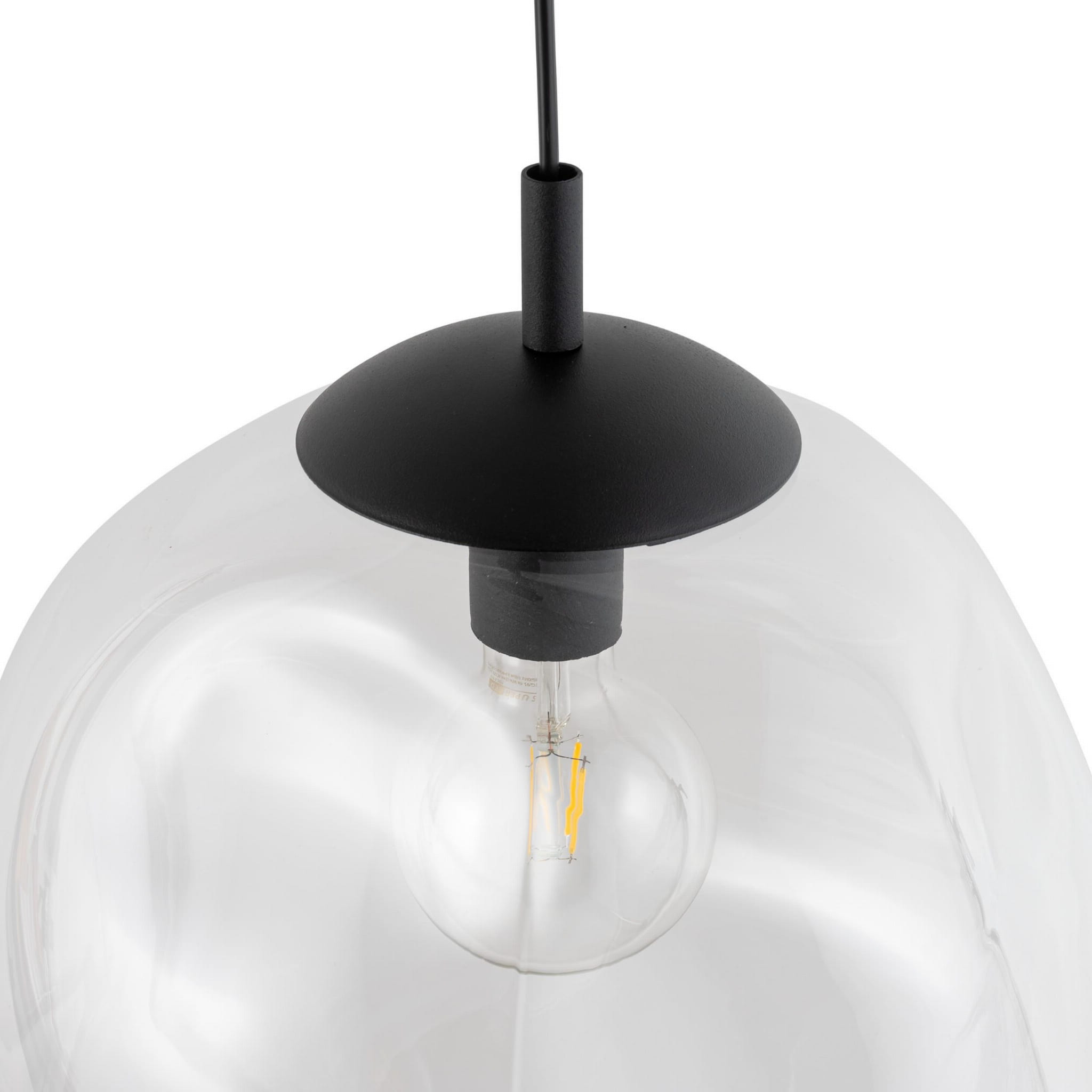 TK Lighting Sol 4262 Lampa wisząca 1x60W E27 transparentny chrom