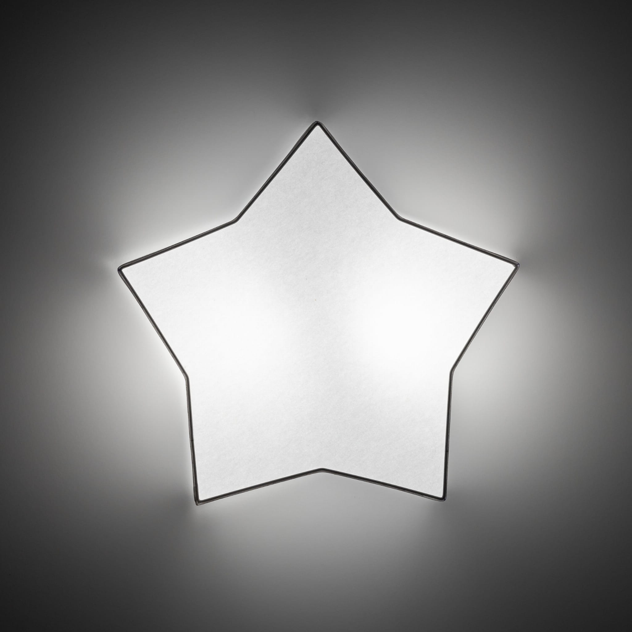 Plafon nowoczesny skandynawski dziecięcy gwiazda lniany biały TK Lighting Star 5958 2x15W E27