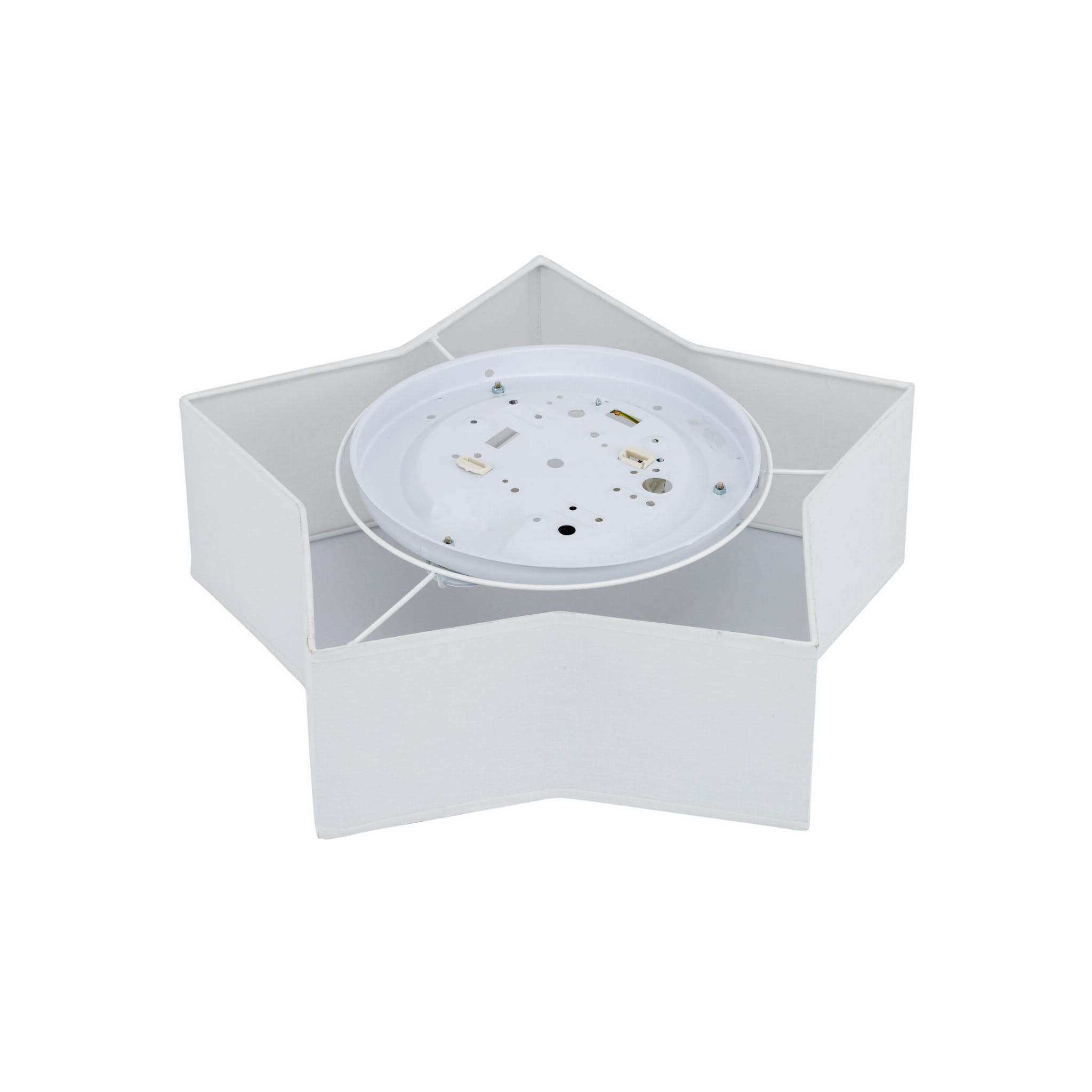 Plafon nowoczesny skandynawski dziecięcy gwiazda biały TK Lighting Star 4514 2x15W E27