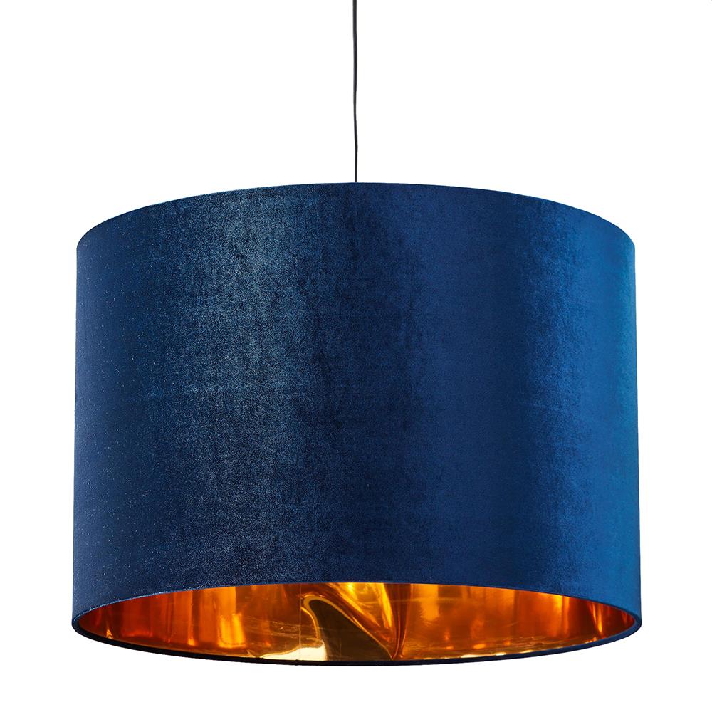 TK Lighting Tercino 6172 lampa wisząca 1x15W E27 niebieska złota