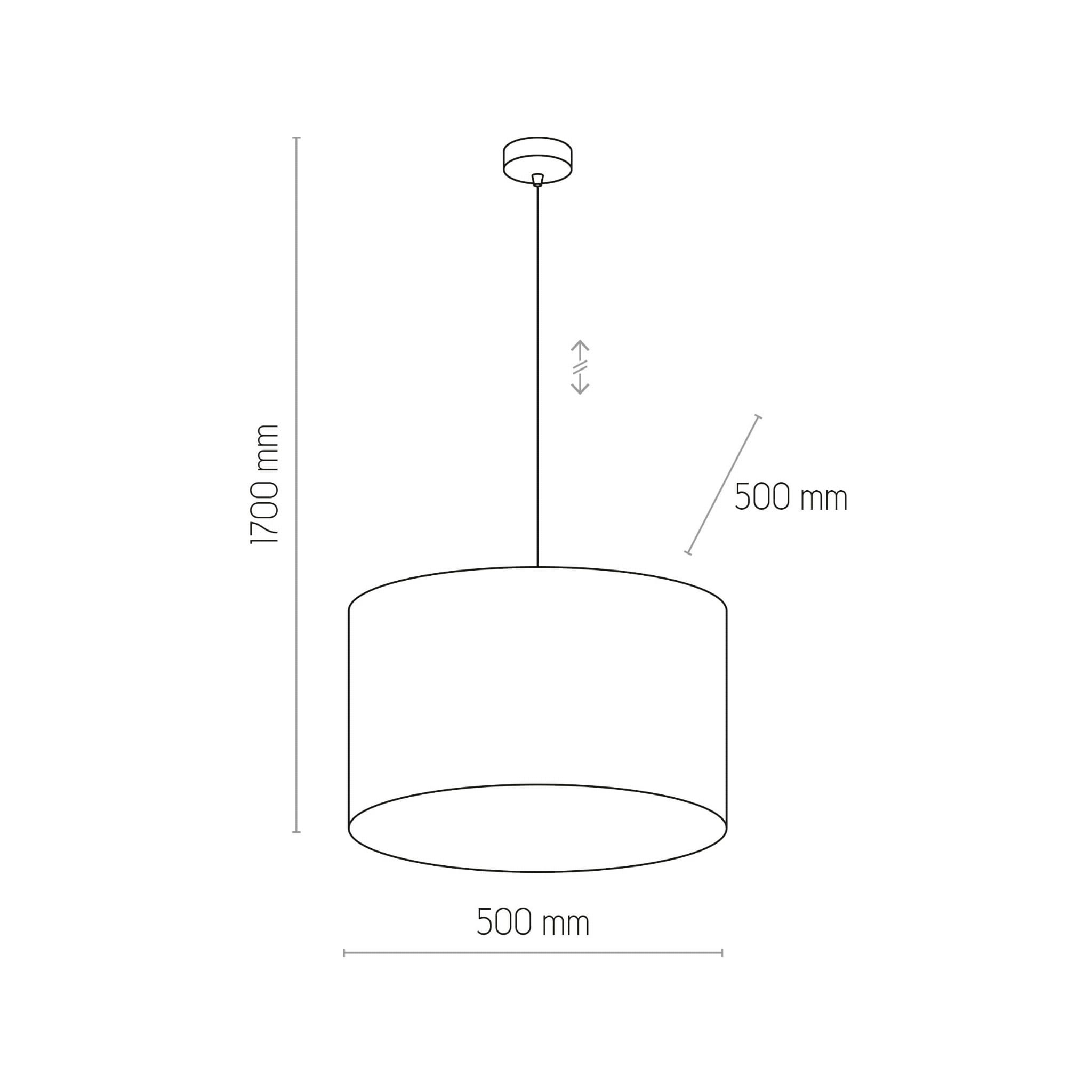 Tk Lighting Tercino 6170 lampa wisząca 3x60W E27 zielona złota