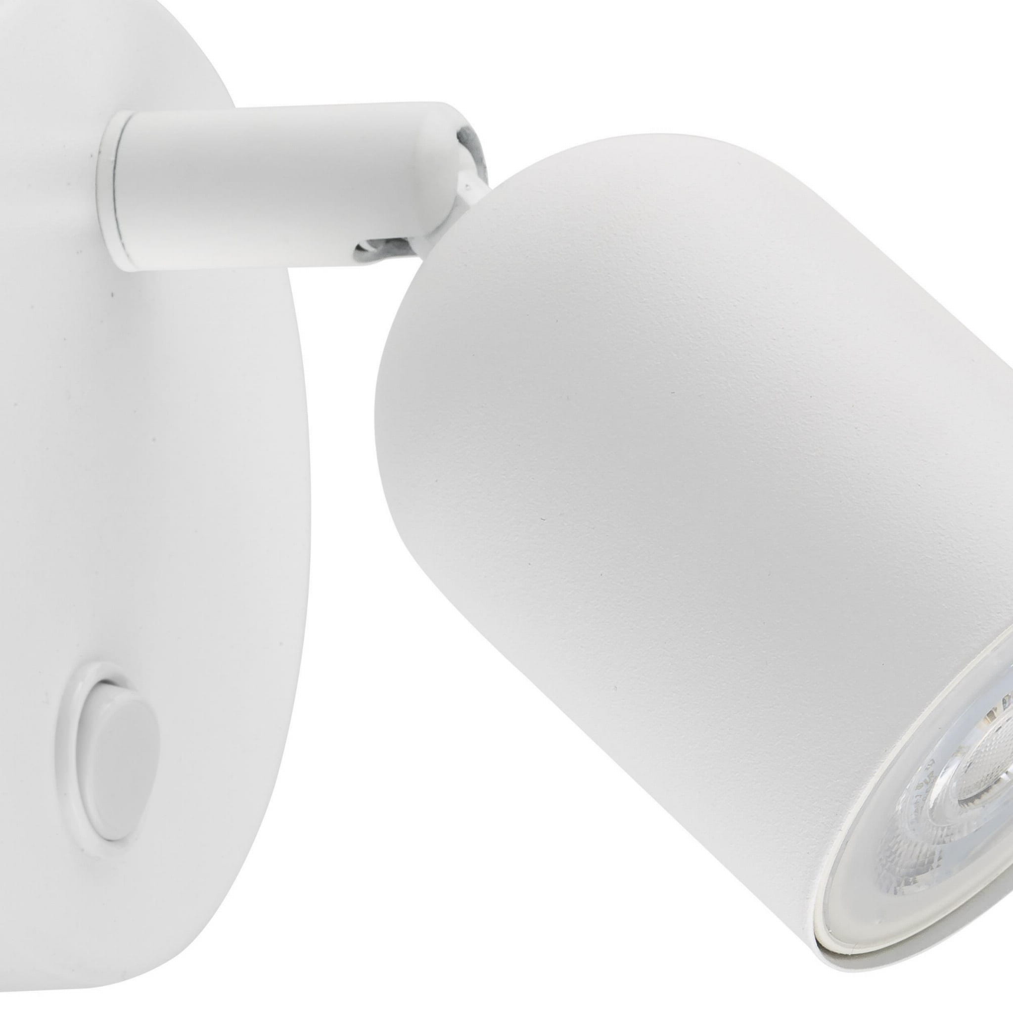 TK Lighting Top 4411 tuba kinkiet lampa ścienna 1x10W GU10 biały chromowy