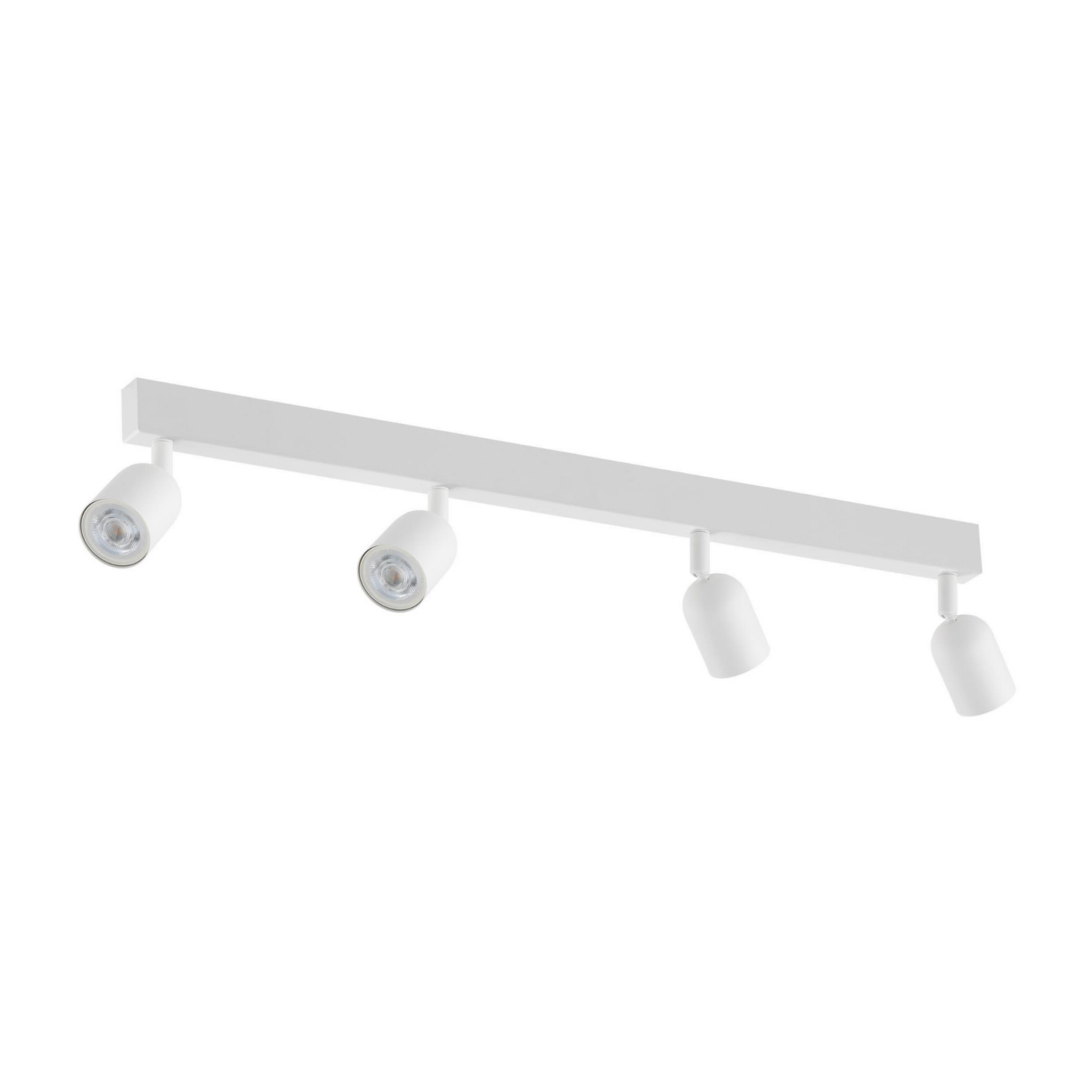 TK Lighting Top 1024 plafon lampa sufitowa 4x10W GU10 biały chromowy