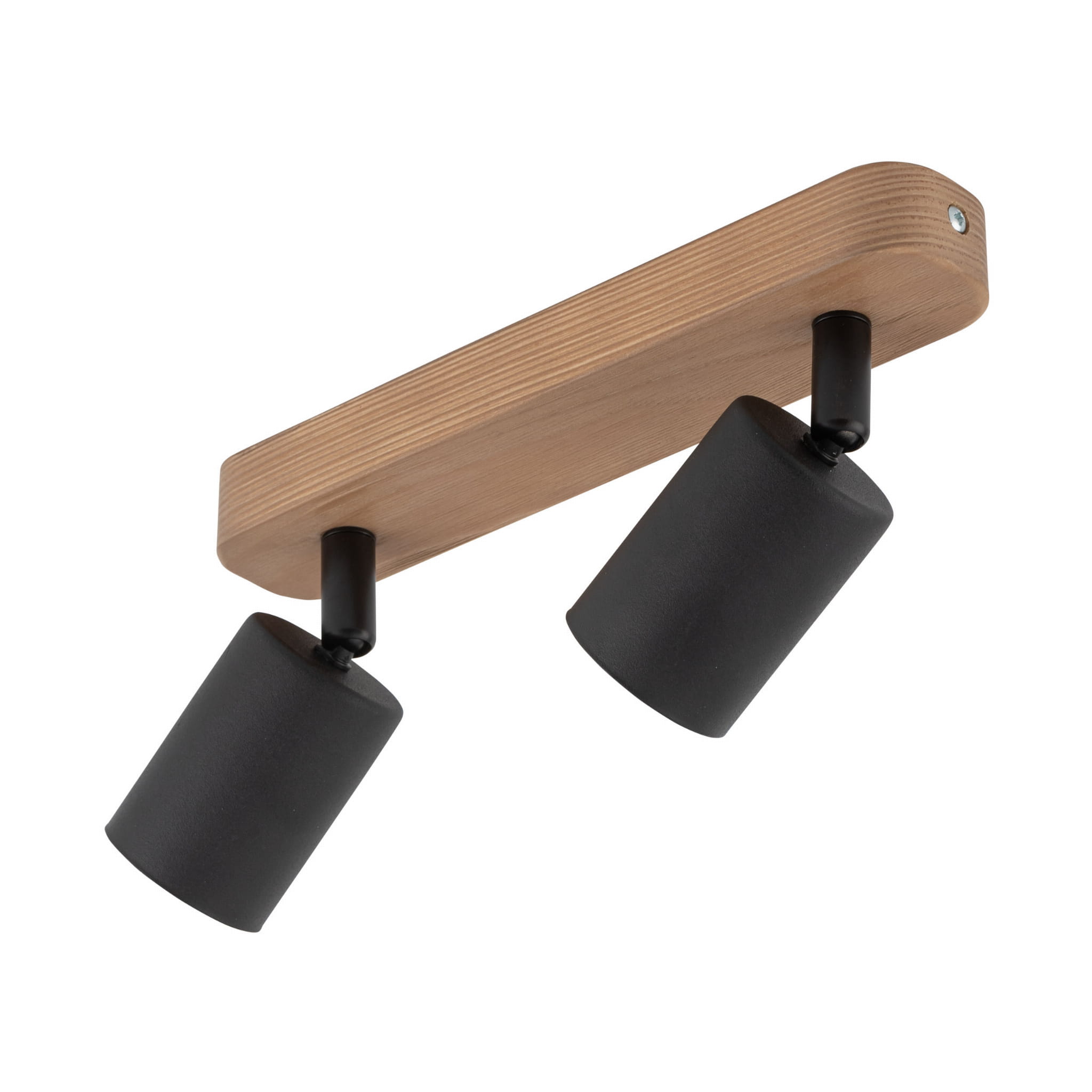 TK Lighting Top wood 3291 plafon lampa sufitowa 2x10W GU10 czarny drewniany
