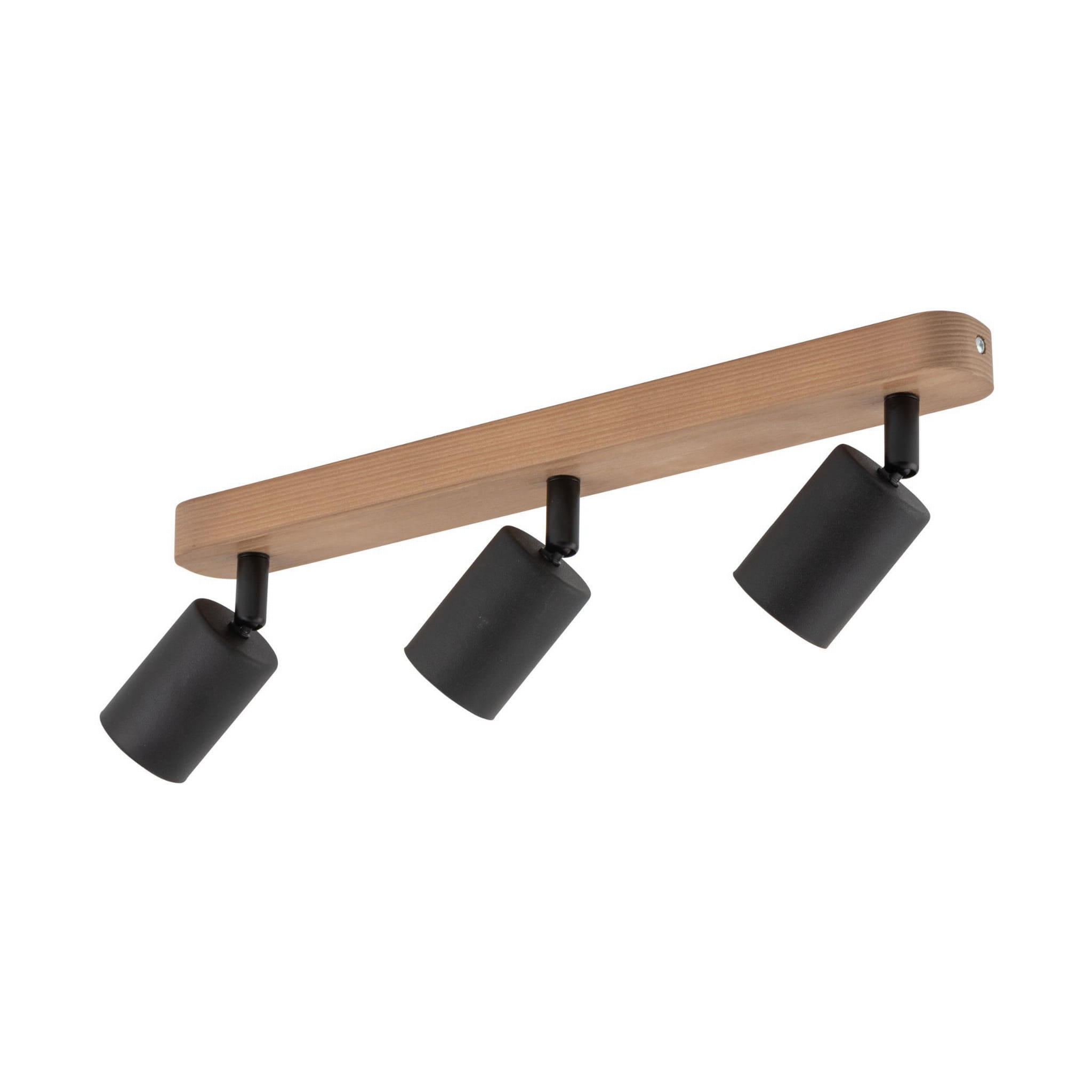 TK Lighting Top 3292 plafon lampa sufitowa spot 3x10W GU10 czarny drewno
