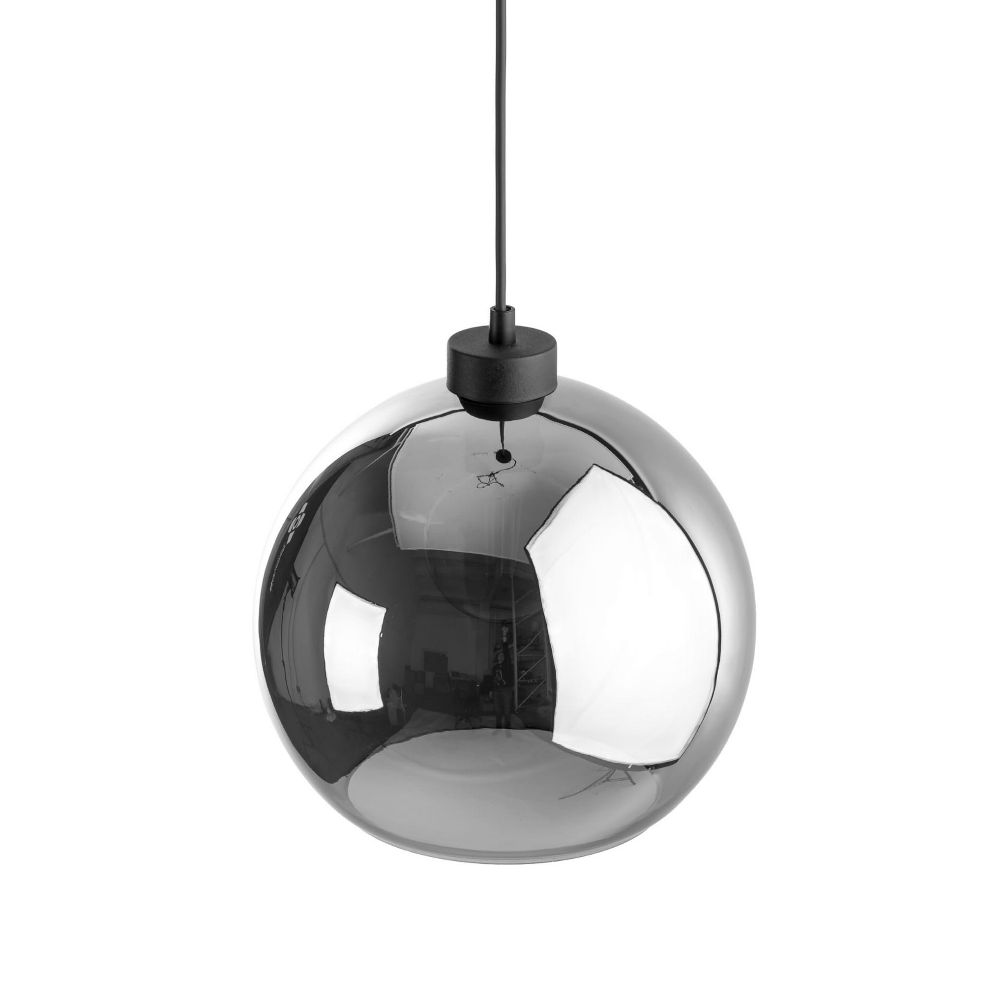 TK Lighting Venezia 5740 lampa wisząca 1x15W E27 czarna grafitowa