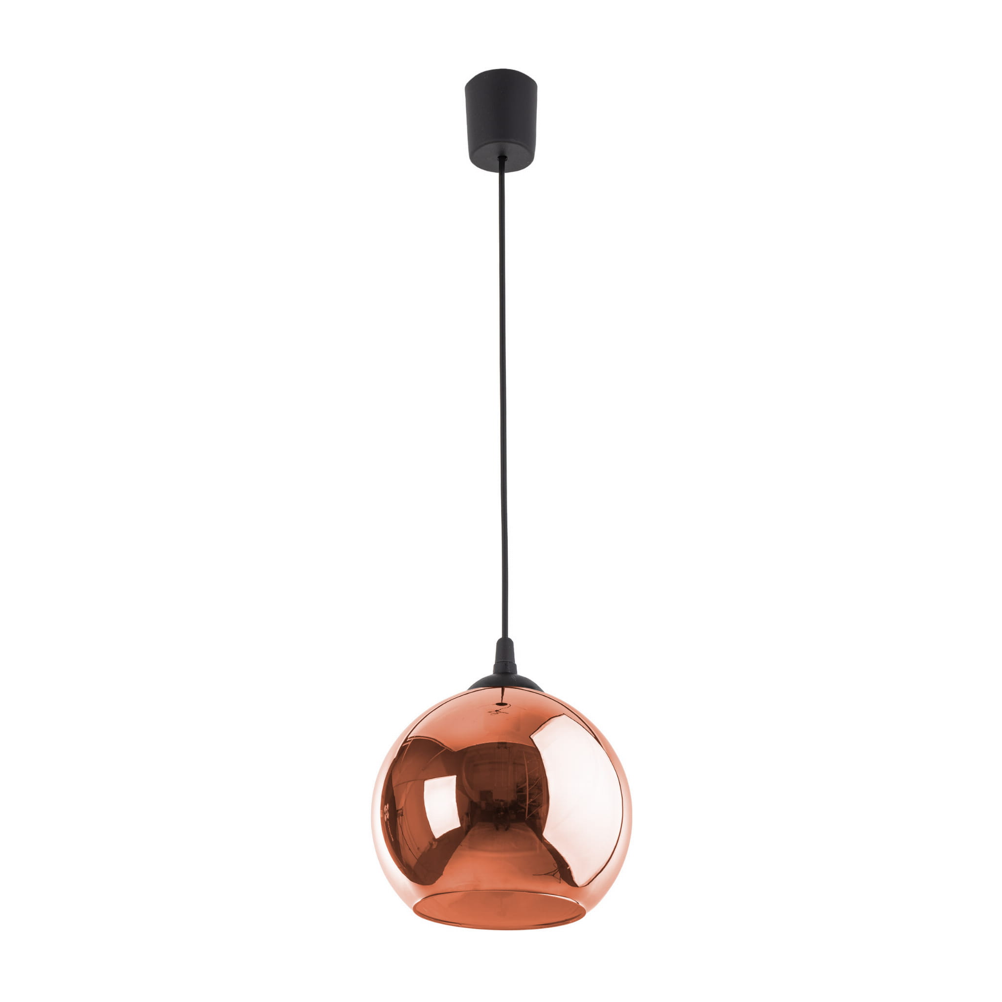 TK Lighting Venezia 5741 lampa wisząca 1x15W E27 czarna miedziana