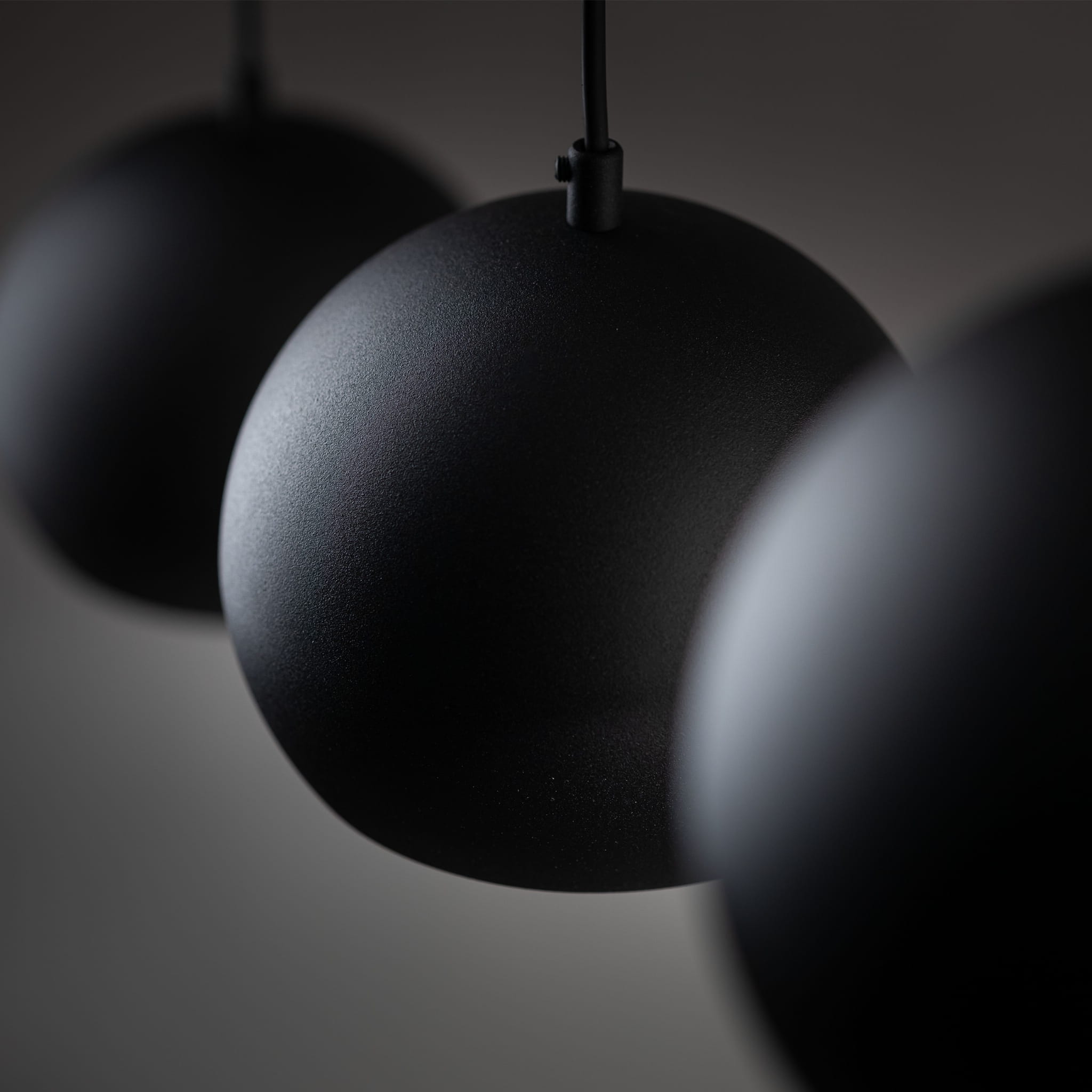 Lampa wisząca nad stół loft industrialna okrągłe metalowe klosze misa czarna TK Lighting Zoe 10169 3x15W E27