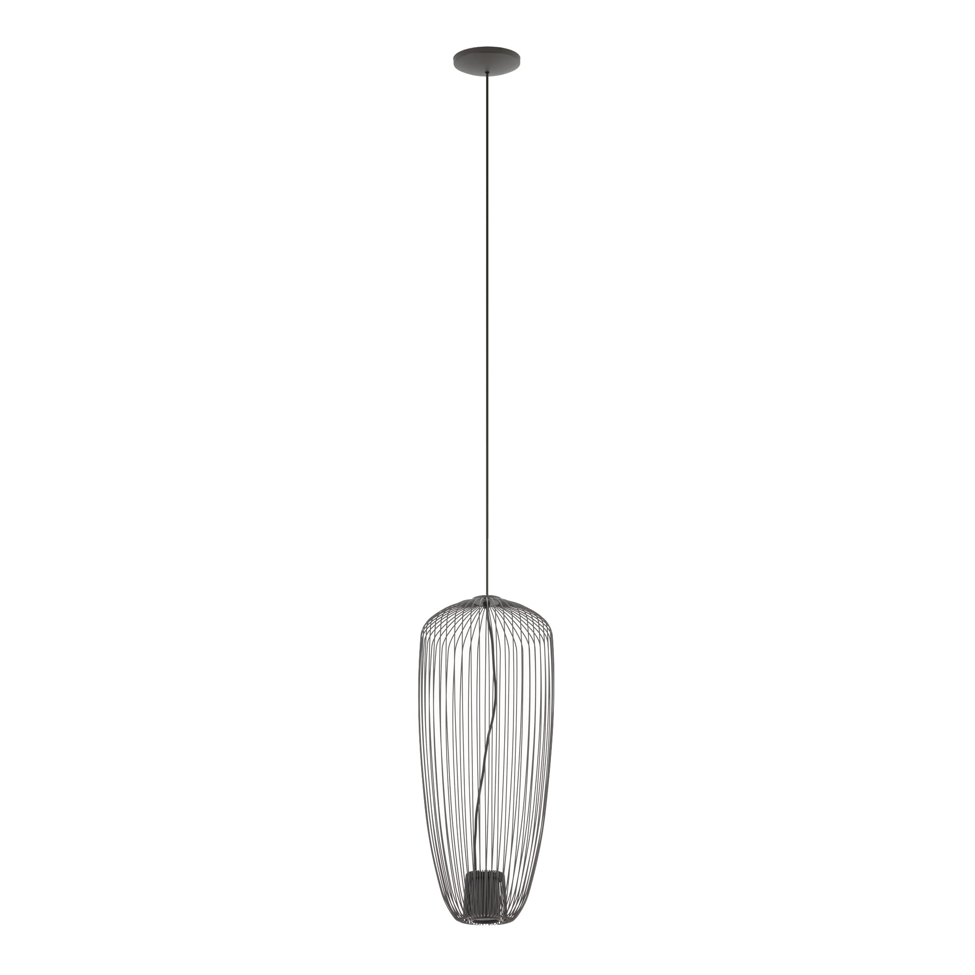 Lampa wisząca z wysokim ażurowym kloszem z cienkich prętów Nowodvorski Pumpkin S 11243