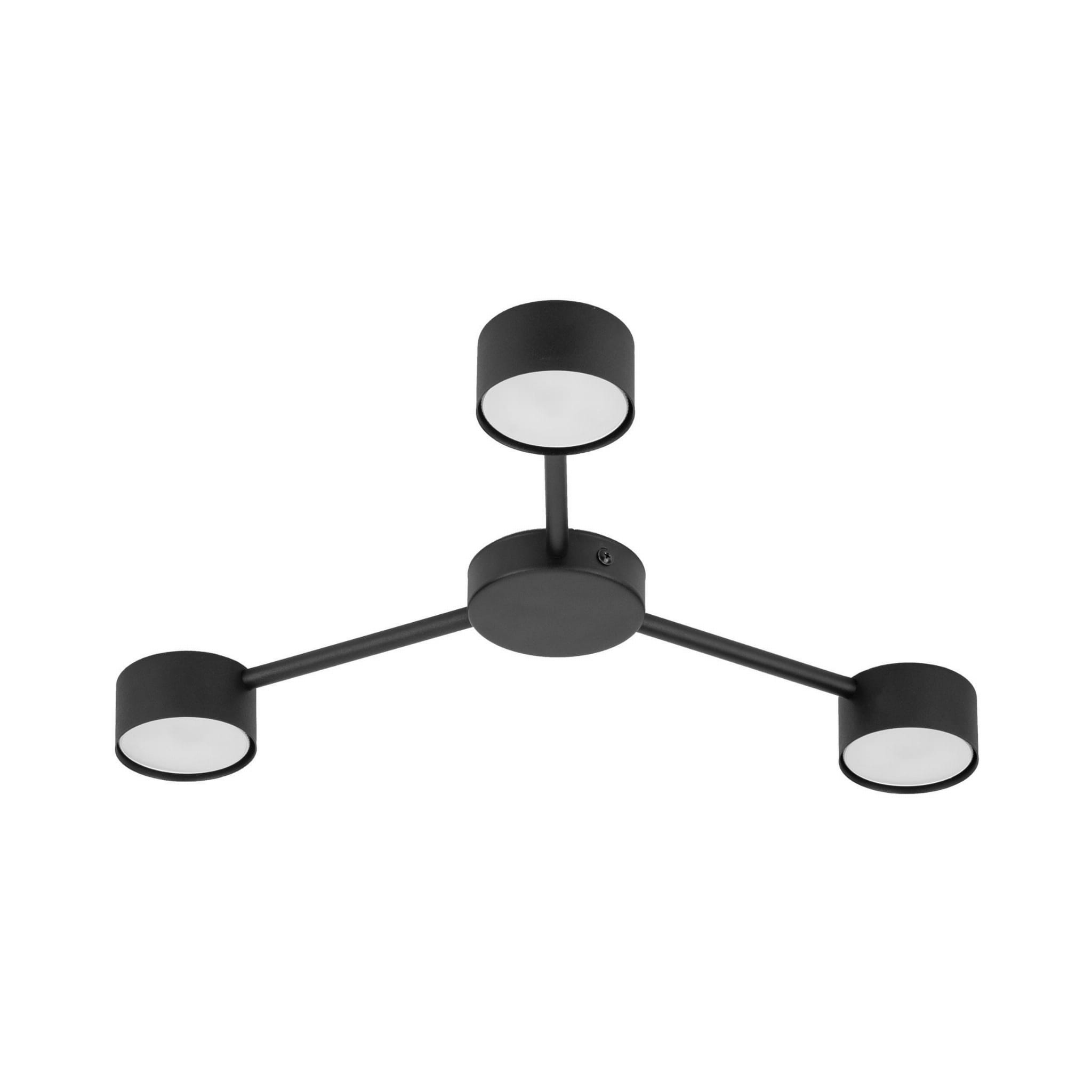 Tk Lighting Avia 4689 plafon lampa sufitowa metalowy edison wskazówka patyk 3x10W GX53 czarny