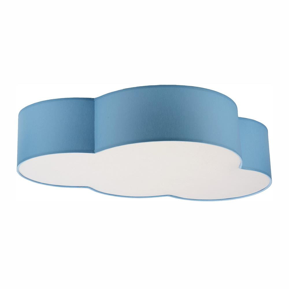 Plafon chmurka do pokoju dziecka lampa sufitowa Tk Lighting Cloud 6071 4x15W E27 biały niebieski
