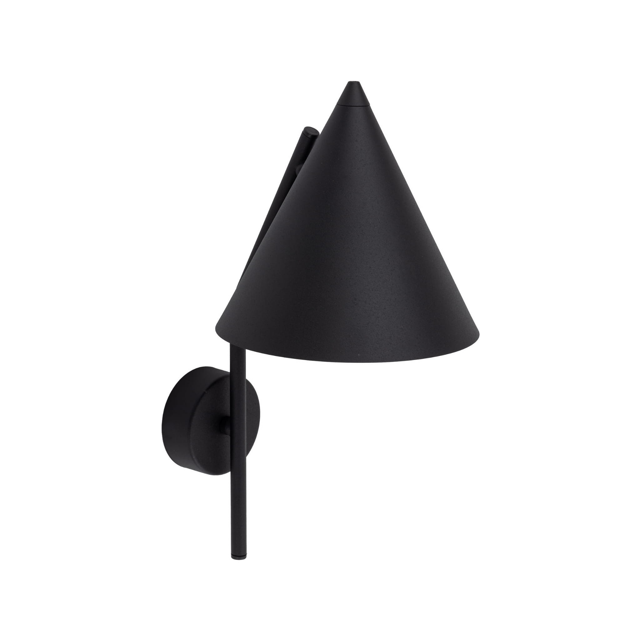 Kinkiet nowoczesny skandynawski loft klosz metalowy stożek czarny TK Lighting Cono 10041 1x15W E27